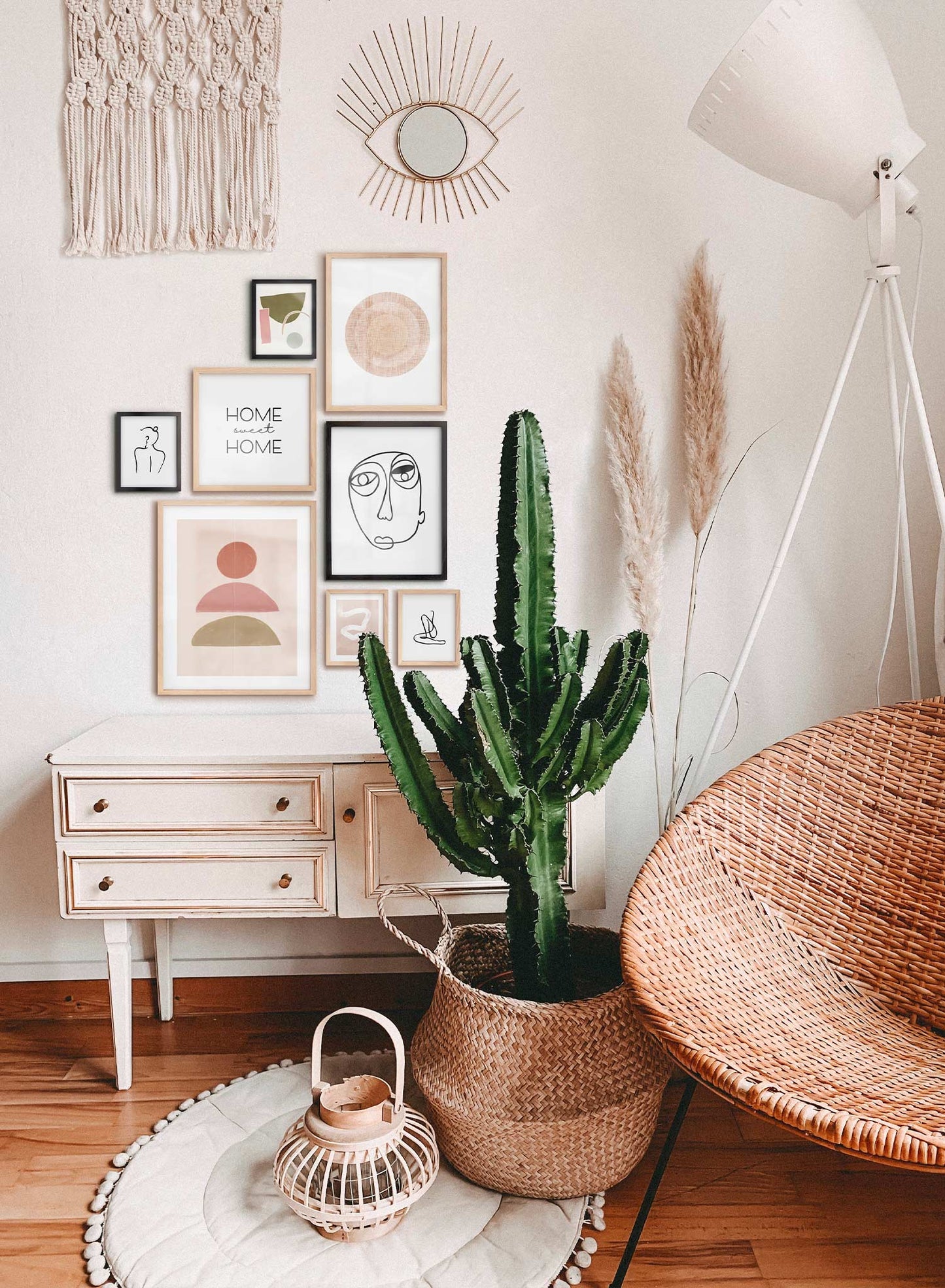 Ensemble Boho Abstrait