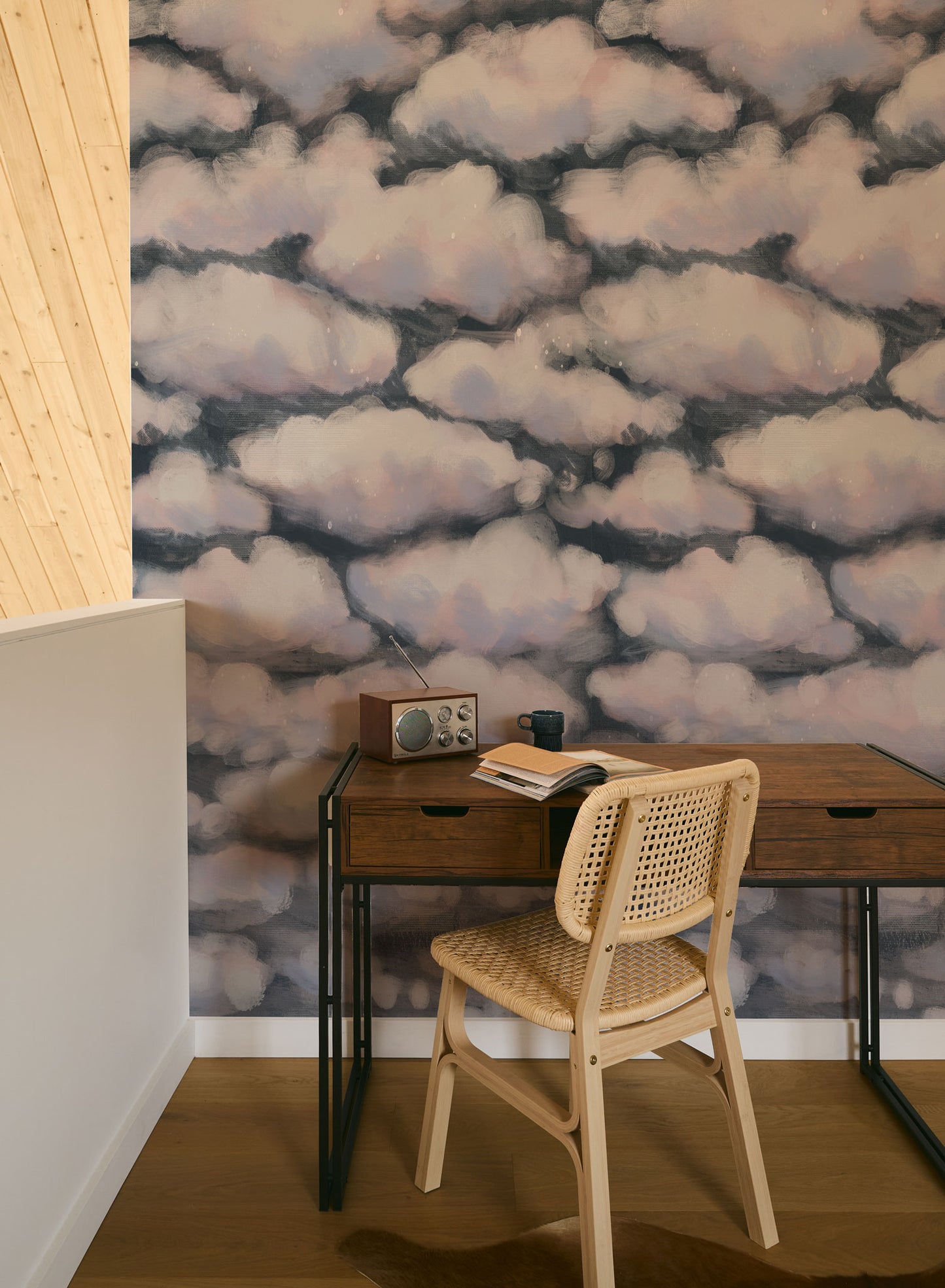 Cieux sucrés, Murale