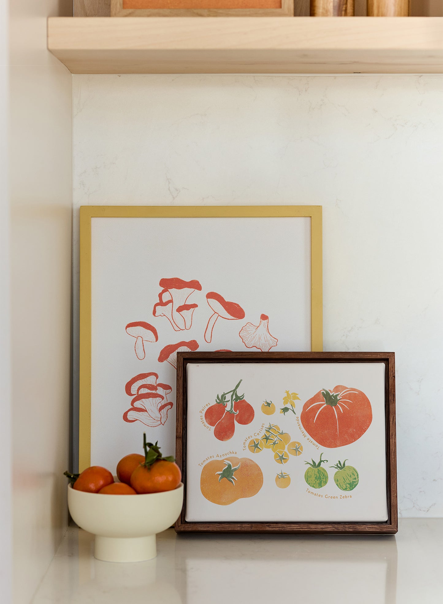 Impression de tomates anciennes, Affiche
