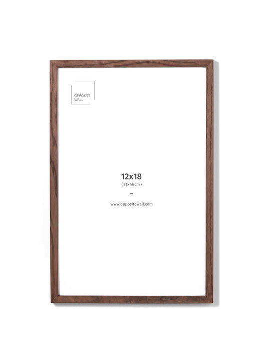 Dark Oak Frame, 12x18 in | 31x46 cm