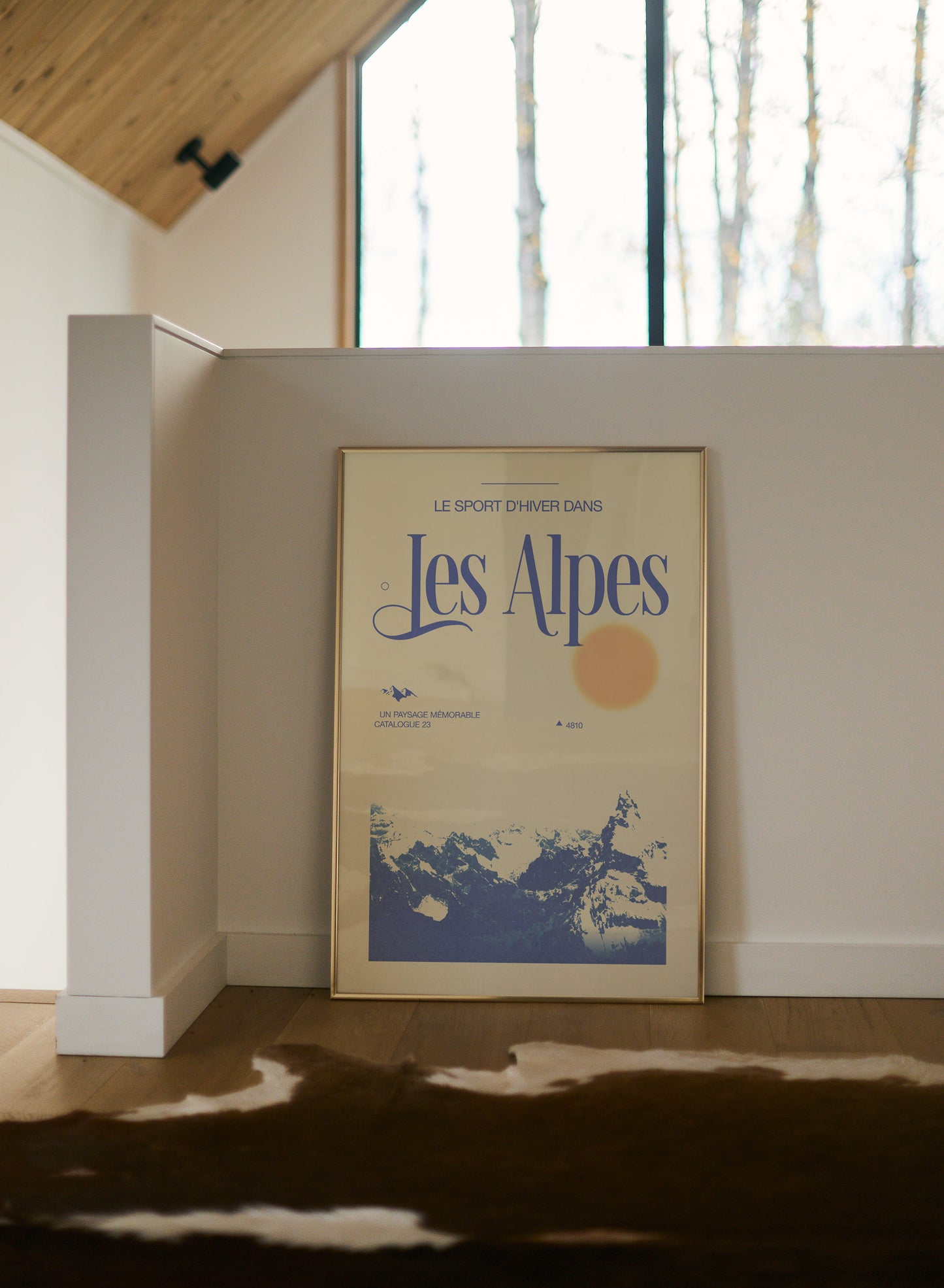 Souvenir des Alpes, Affiche