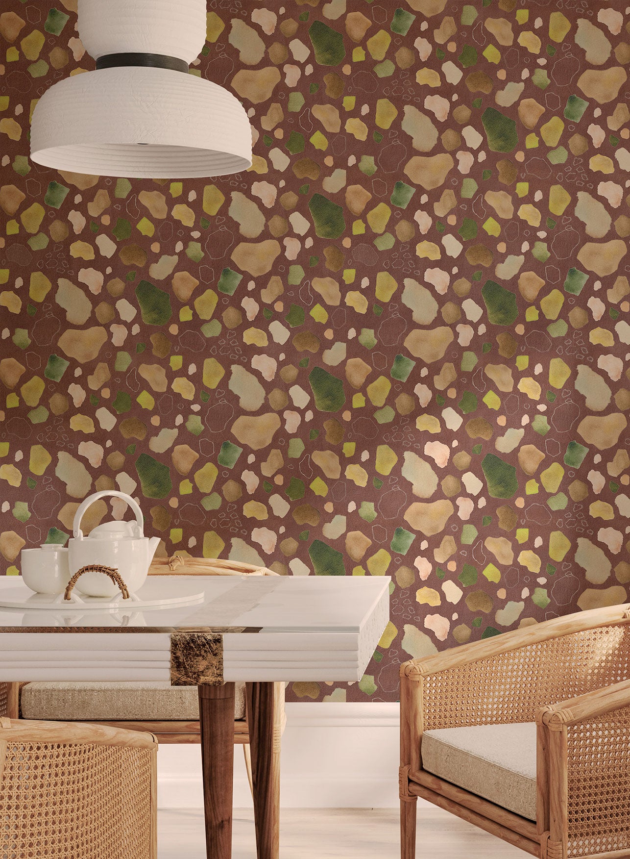 Ricochet, Papier peint