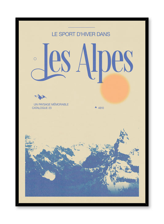 Souvenir des Alpes, Affiche