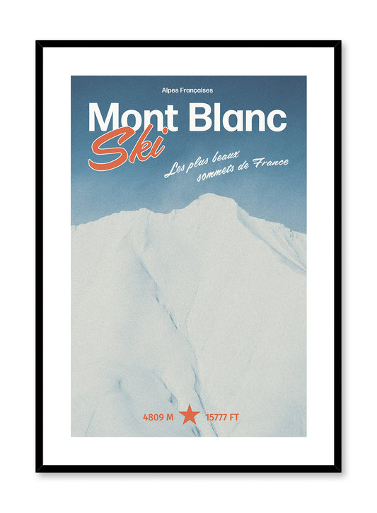 Mont Blanc, Affiche