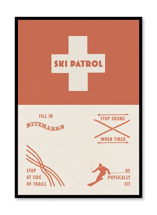 Patrouille de ski, Affiche