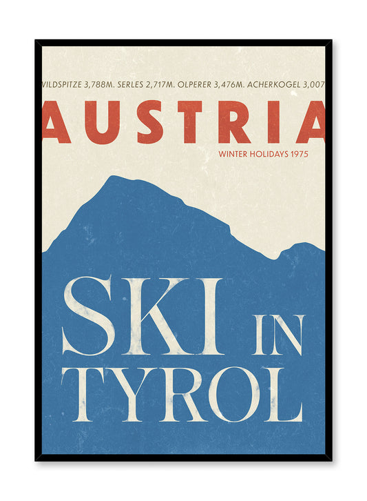 Ski à Tyrol, Affiche
