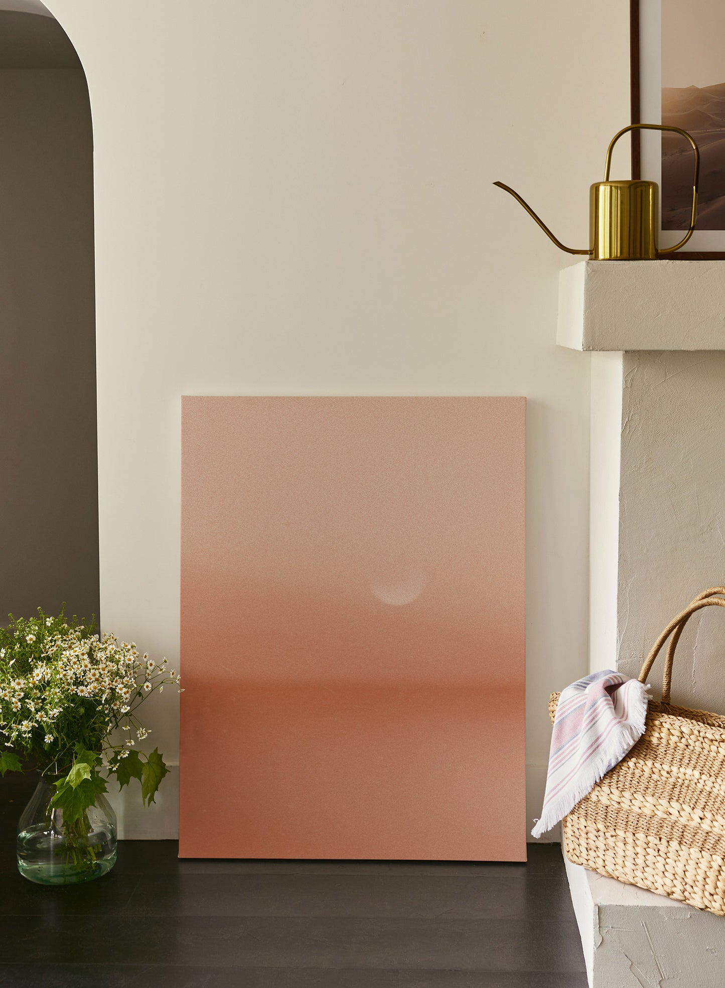 Ciel de saloon, Œuvre sur toile