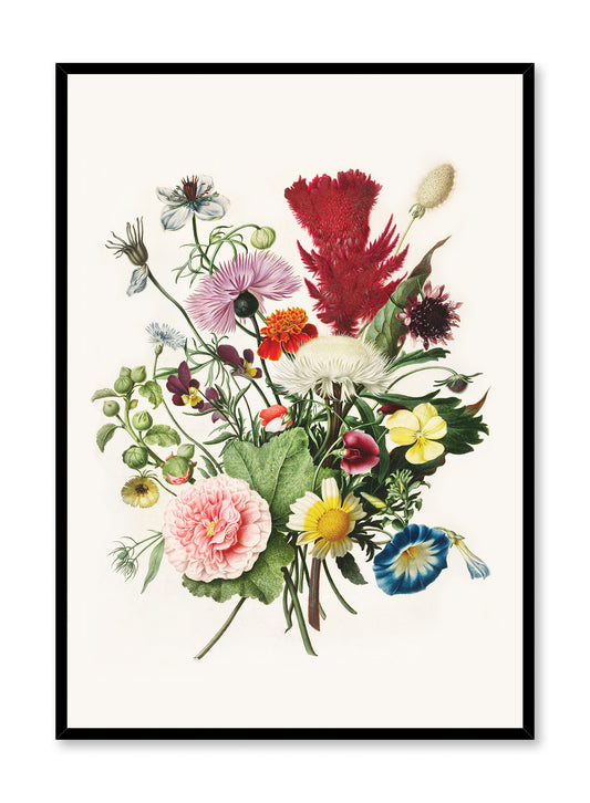 Bouquet vintage, Affiche