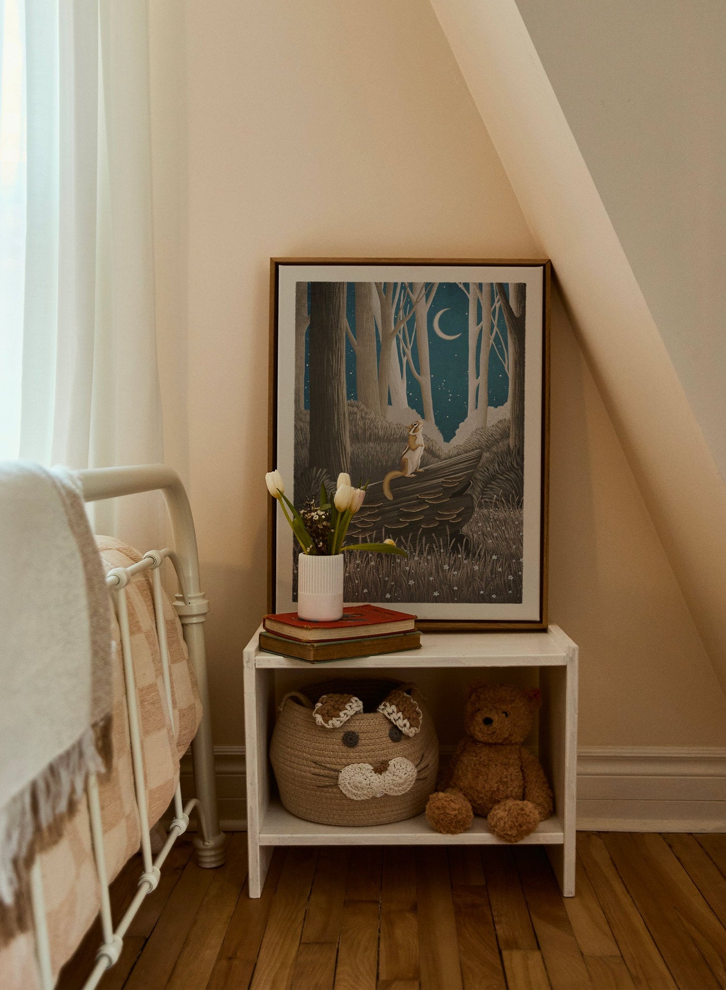 Au clair de la lune, Œuvre sur toile