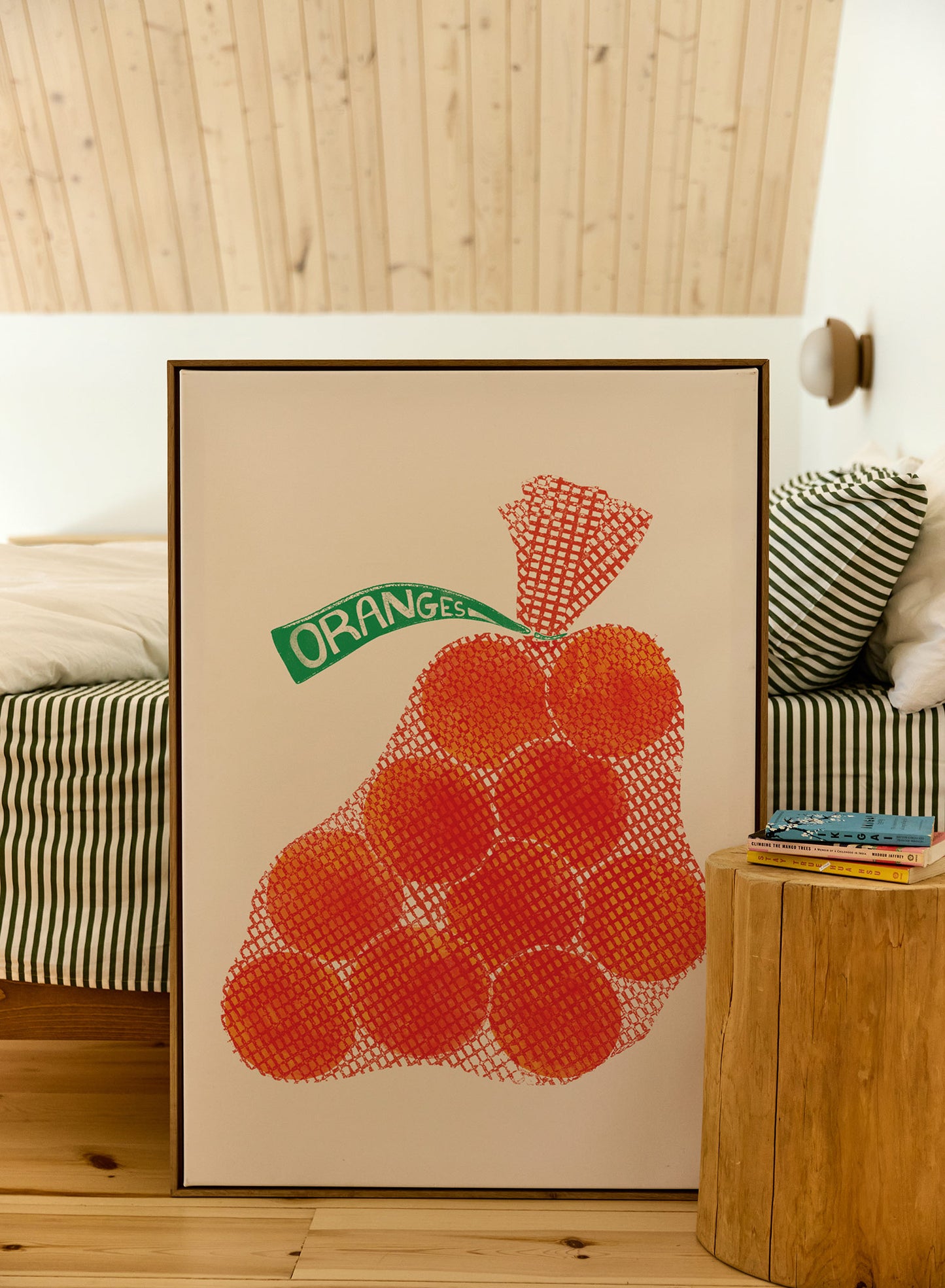 Florida Oranges Overprint, Canvas