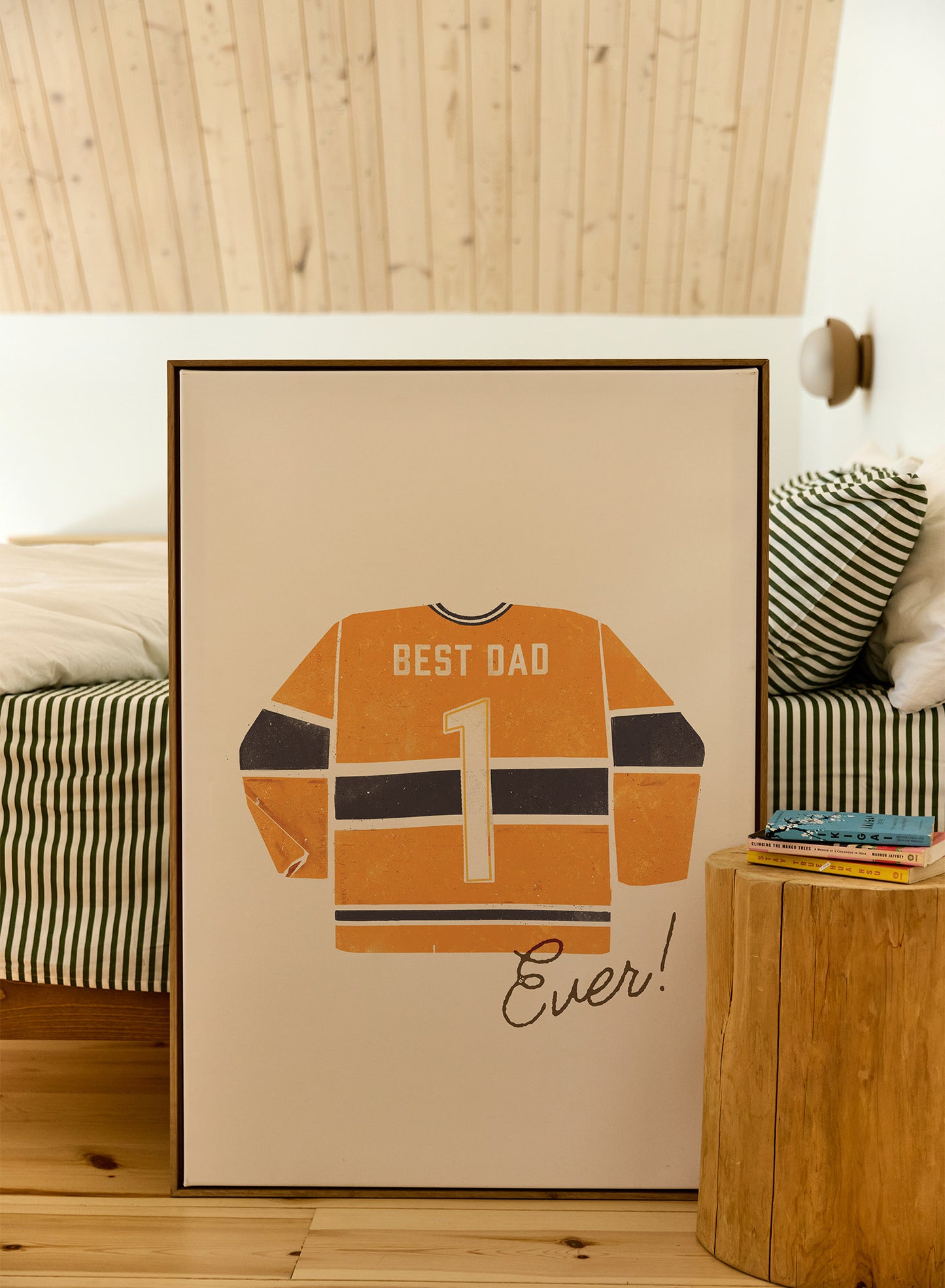 Best Dad Ever (Yellow and Blue), Poster