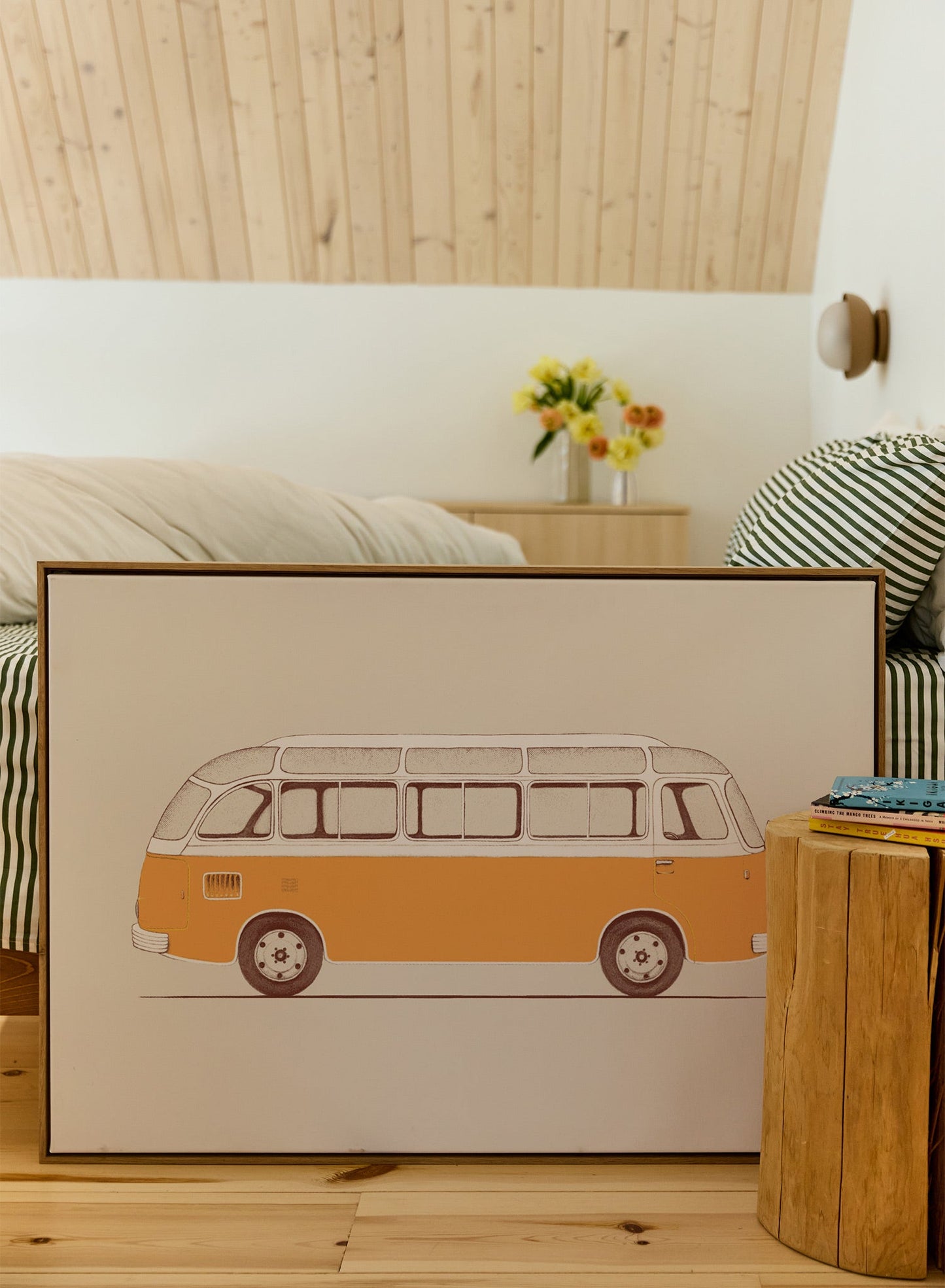 On fait de la route, Œuvre sur toile