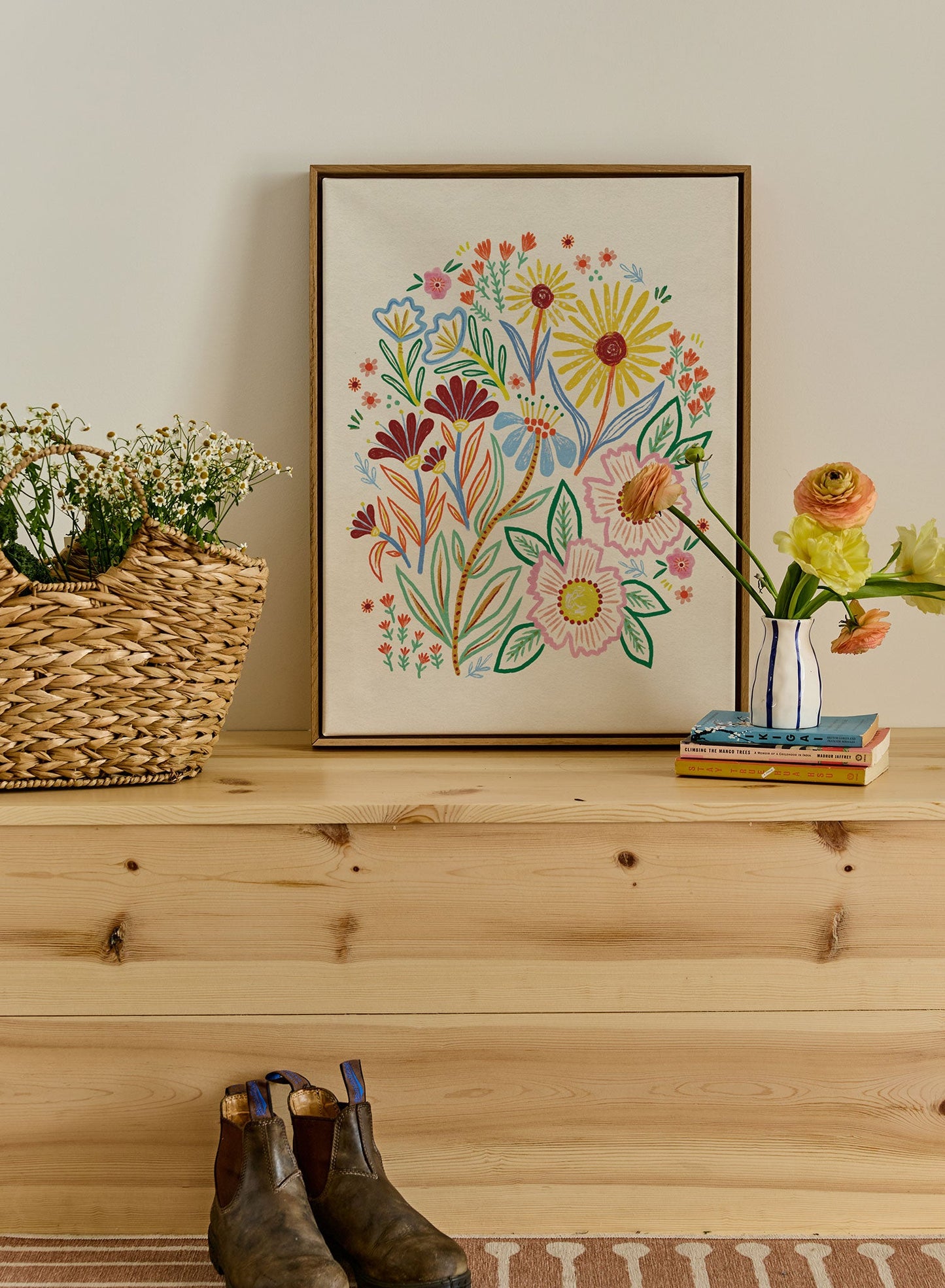 Skipping Through the Garden, Canvas