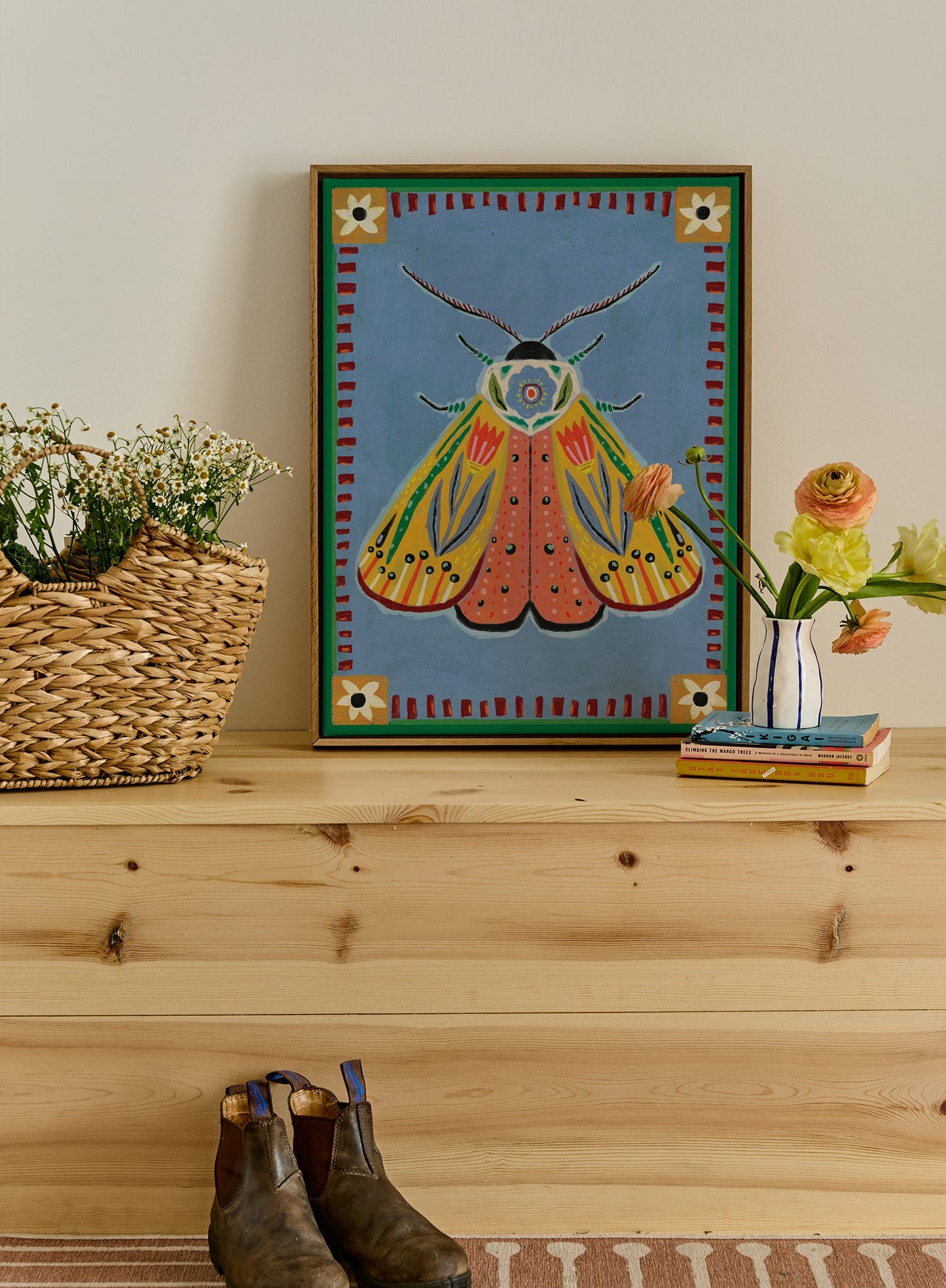 Majestic Moth, Canvas