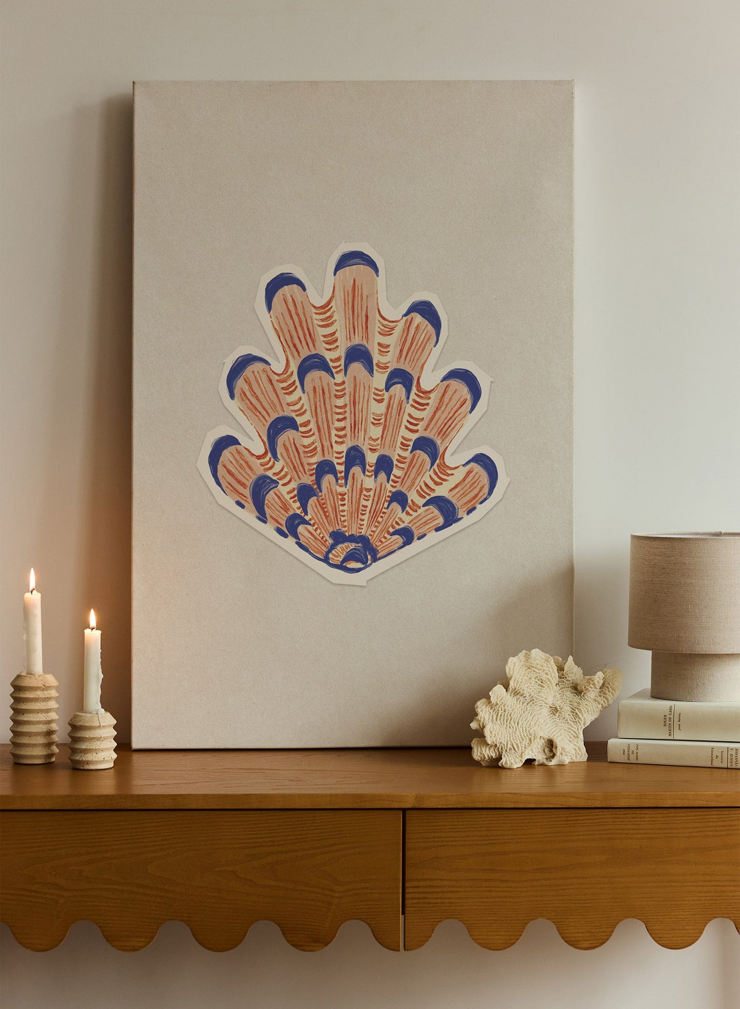 Souvenir del Mare, Œuvre sur toile