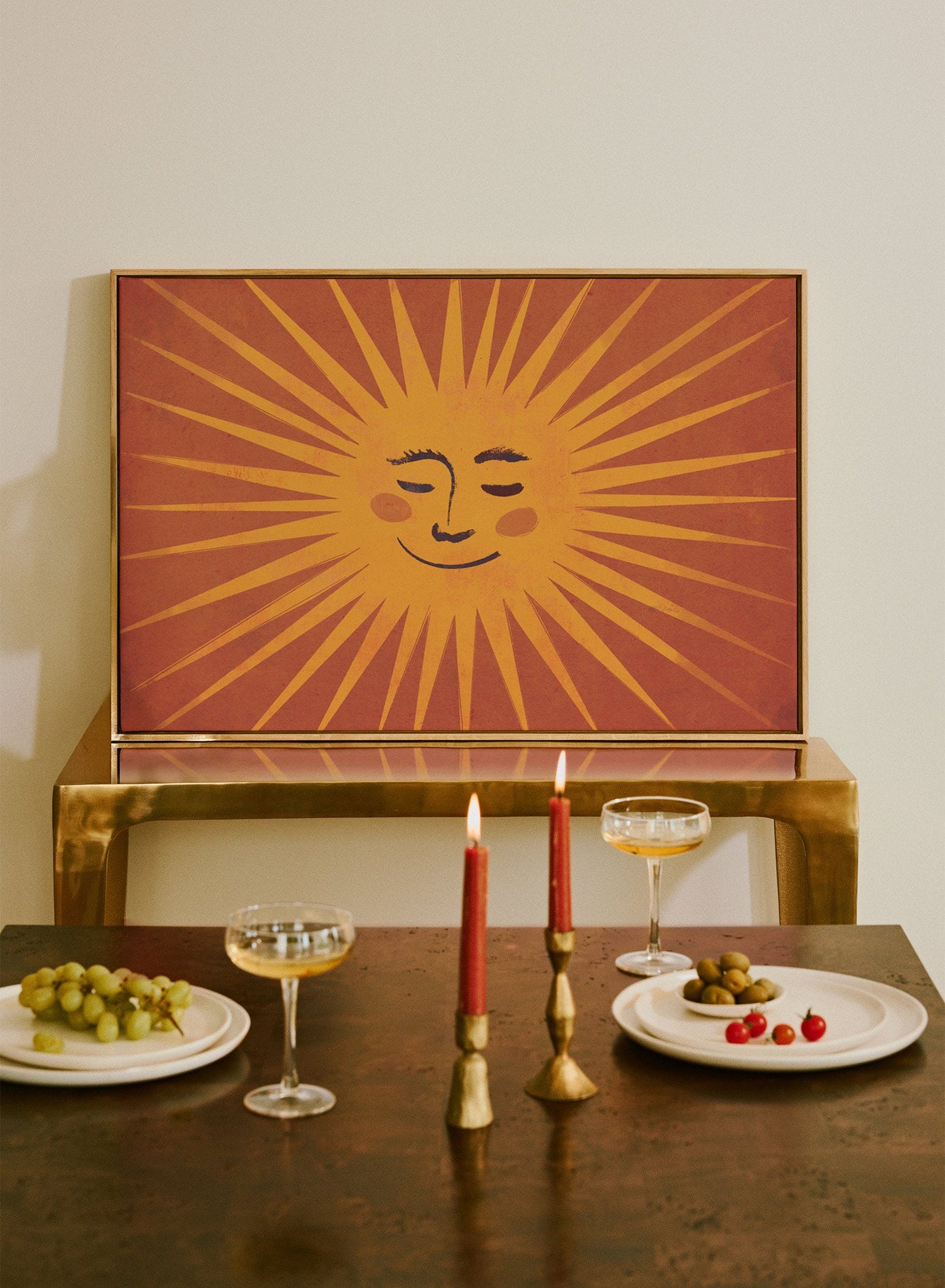 Smiling Sun, Canvas