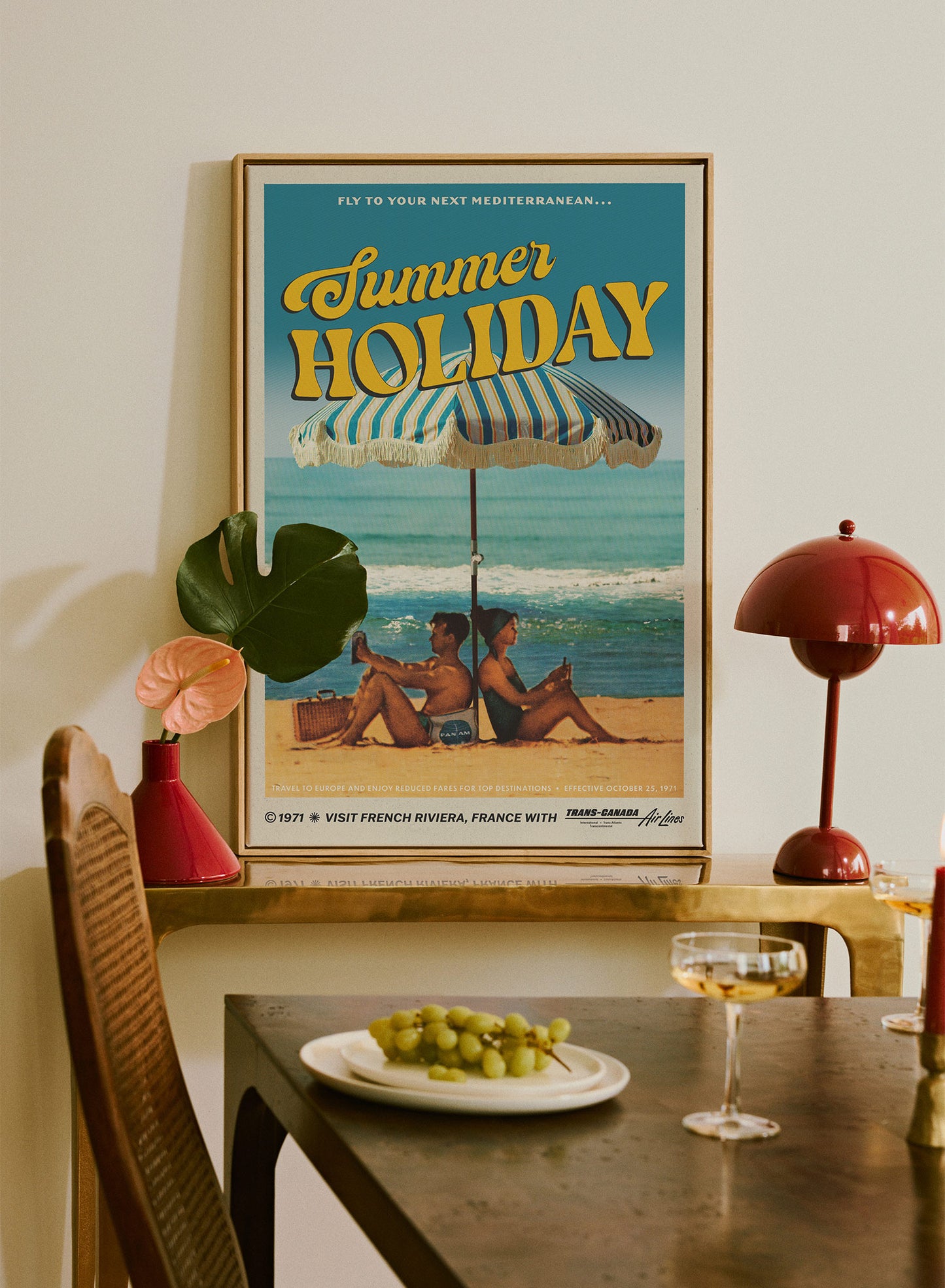 Vacances au soleil, Affiche