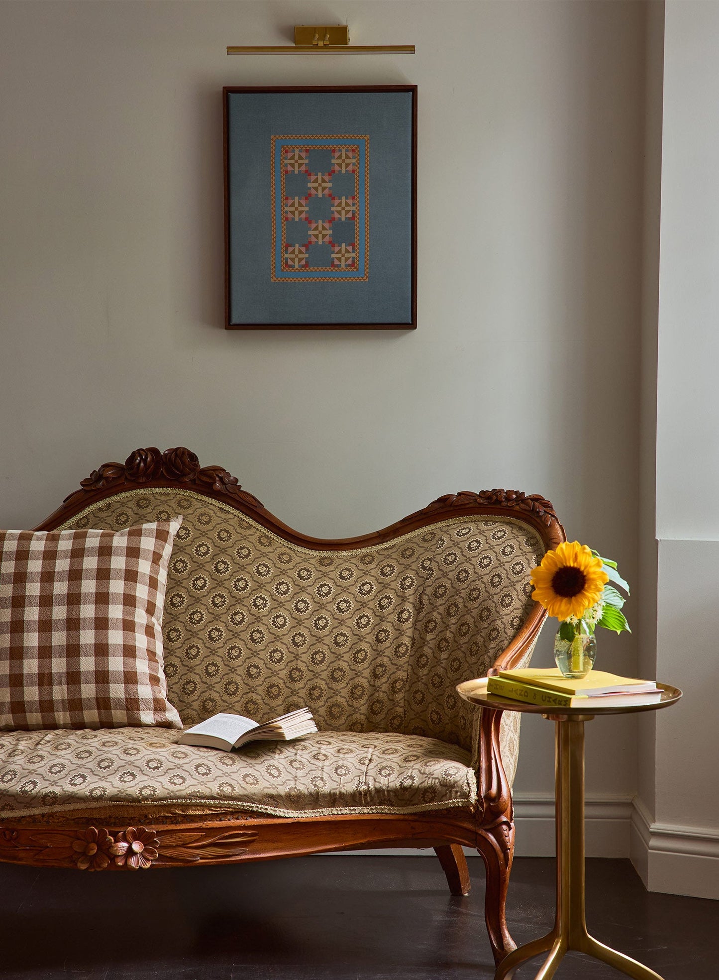 Indigo Heirloom, Canvas