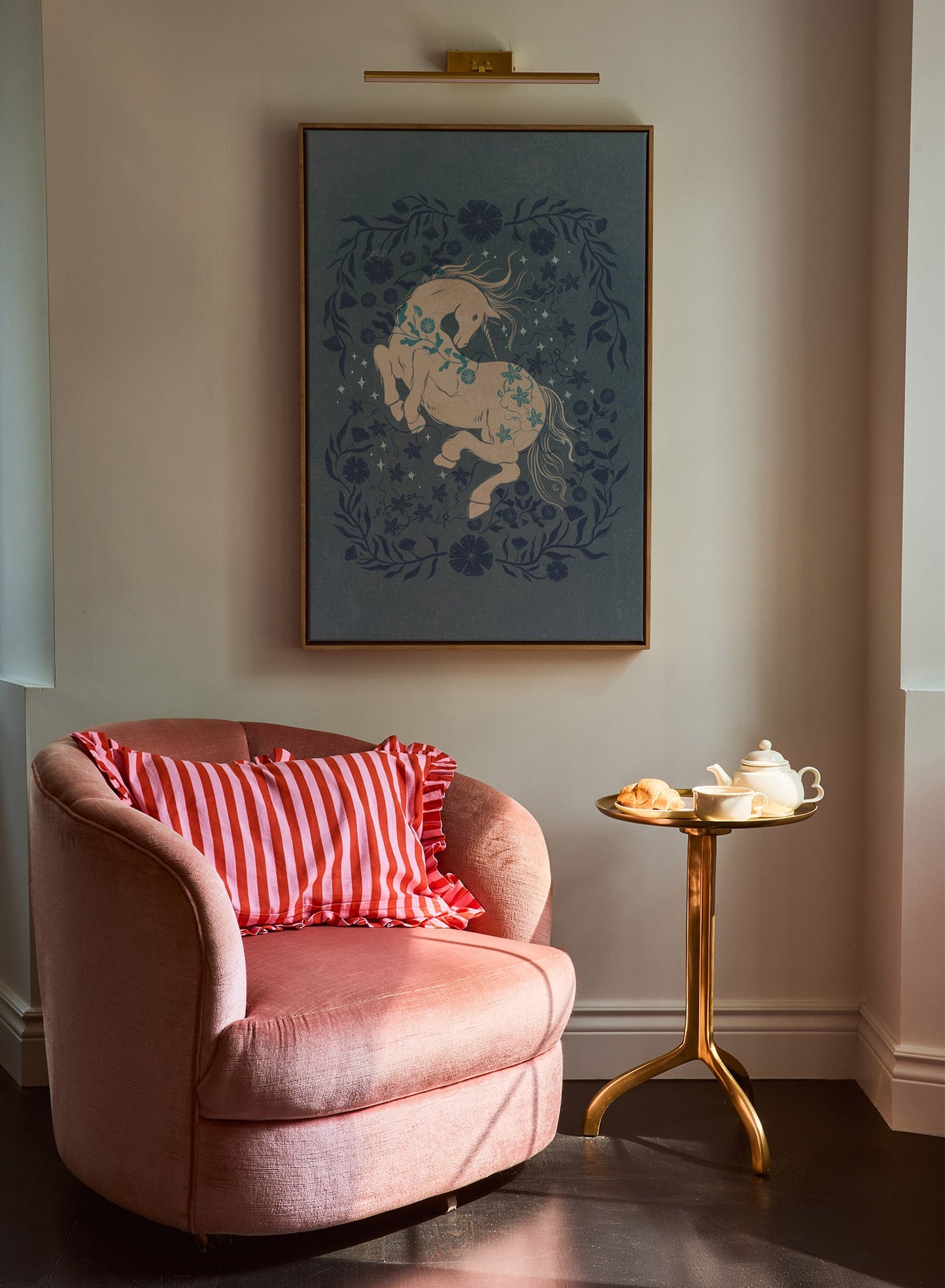 Destrier de la nuit, Œuvre sur toile