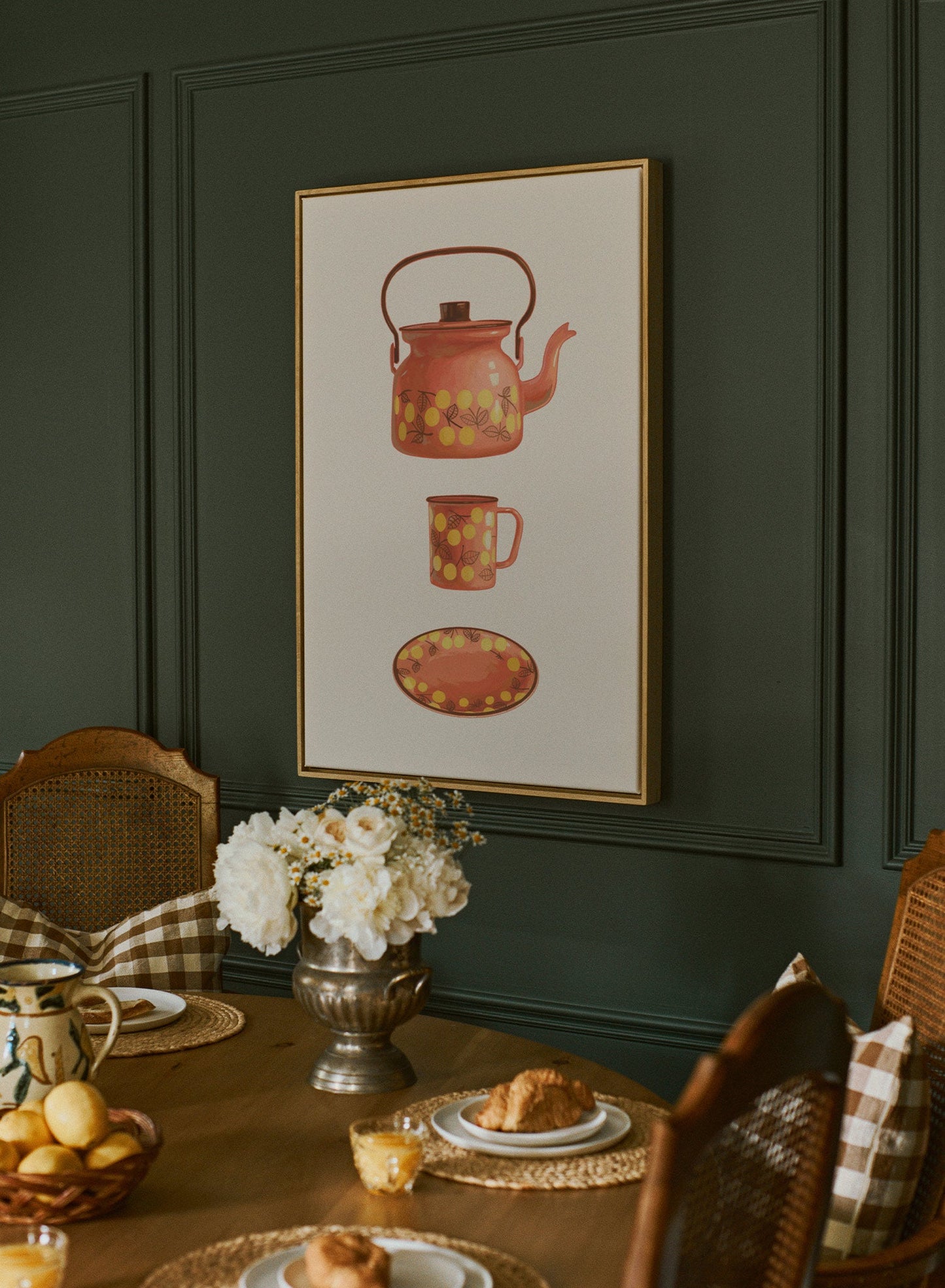 Un goût citronnée, Œuvre sur toile