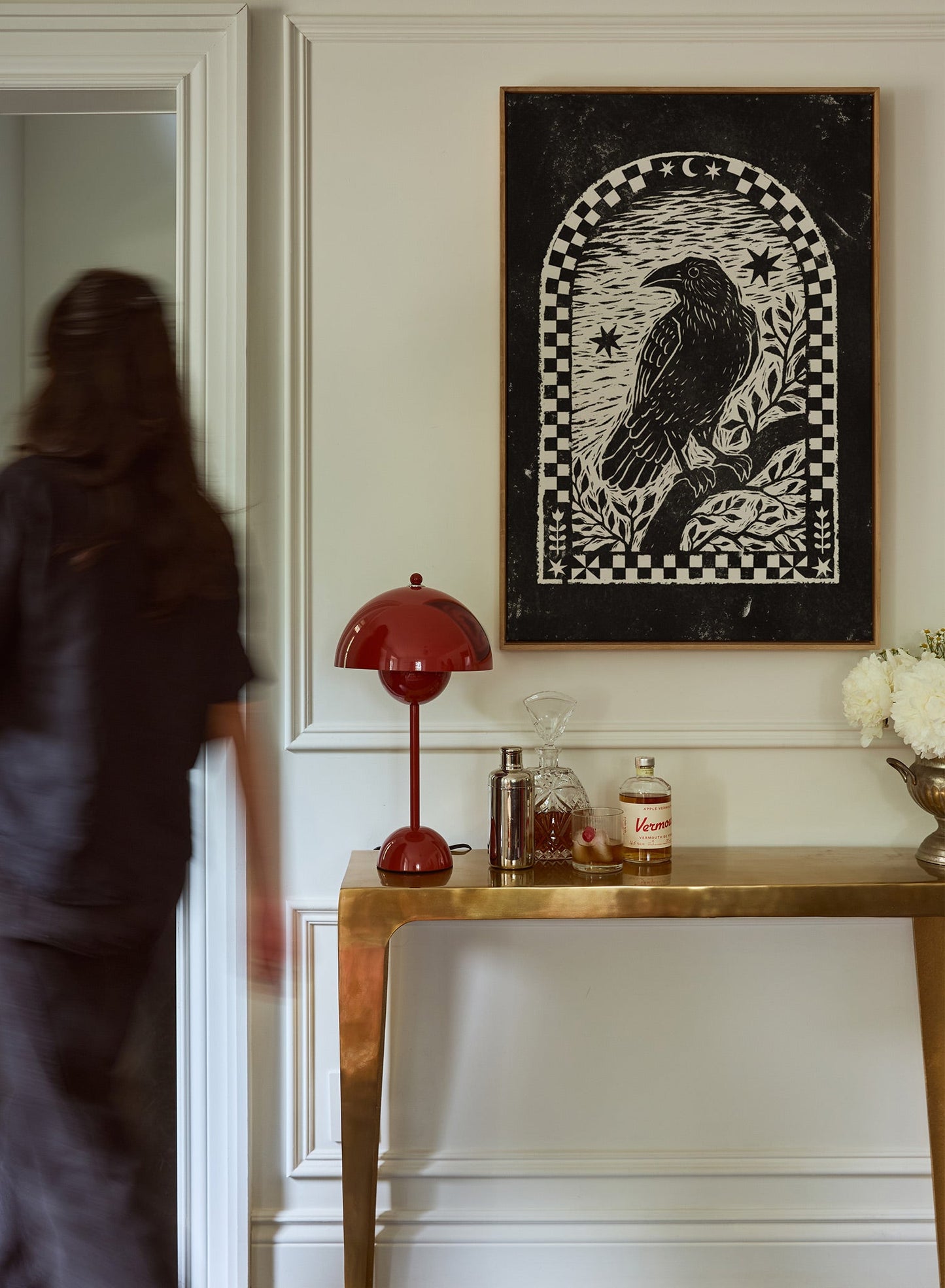 Crow at Dawn, Canvas