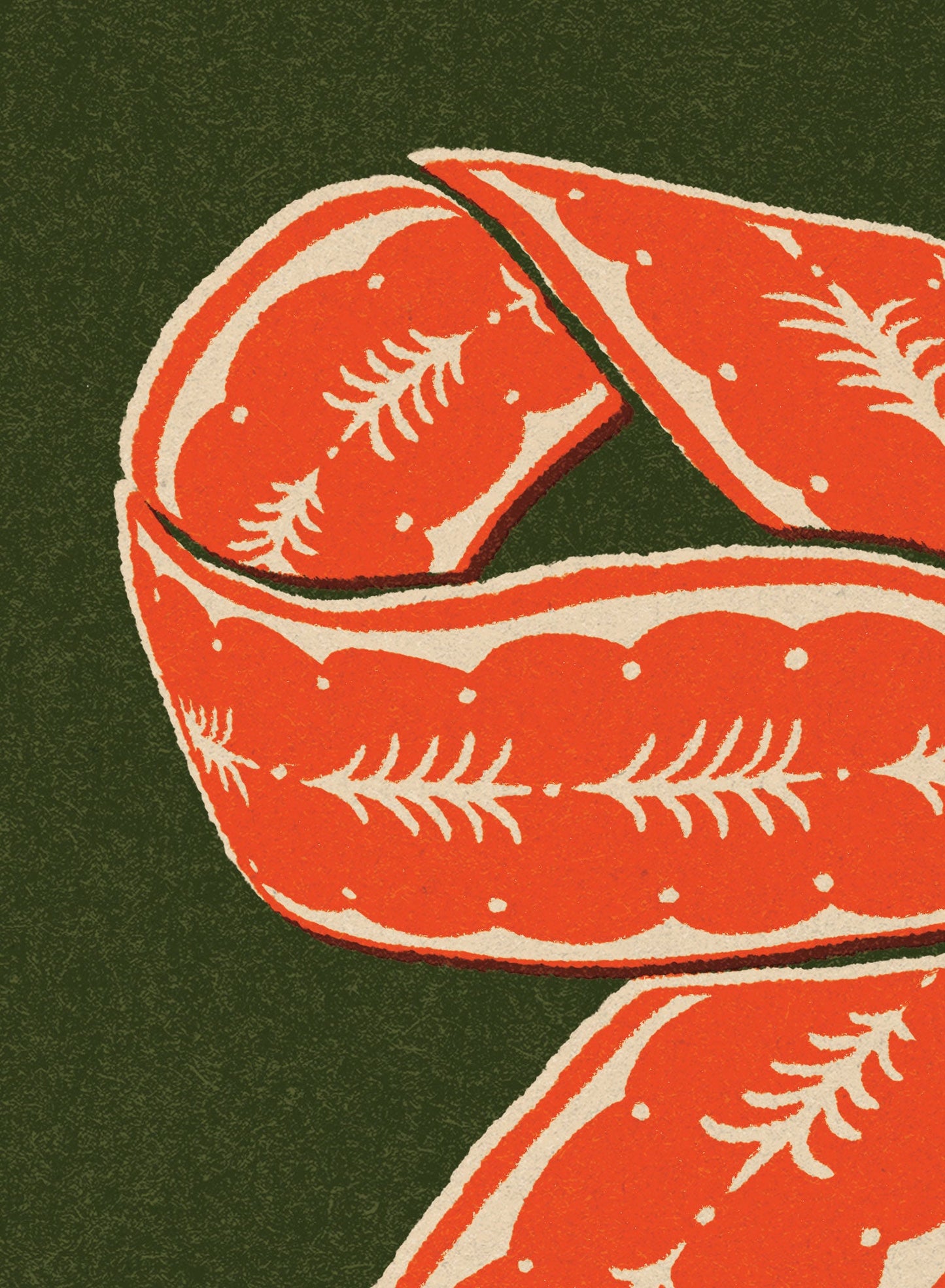 Vintage Holiday Bow Traditional, Canvas