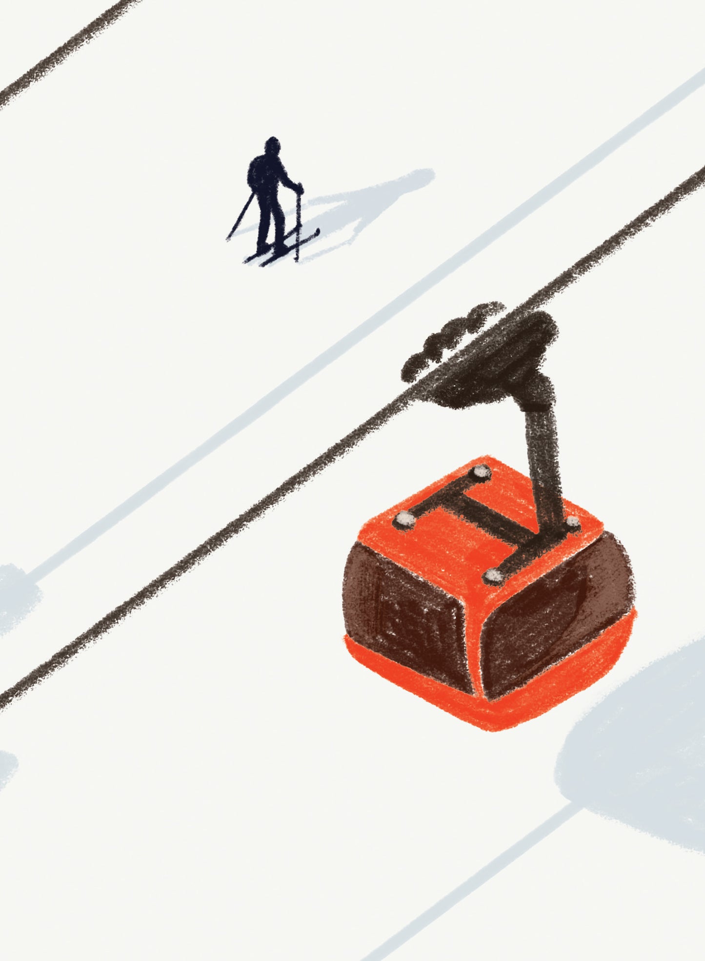 À 3 on descend !, Affiche