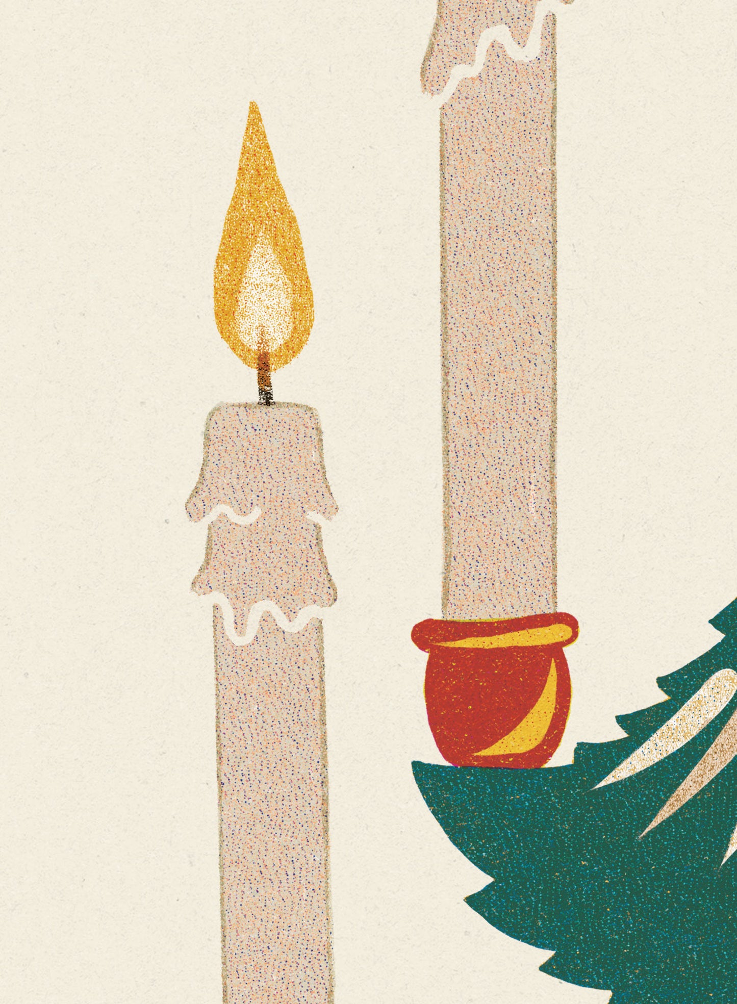 Candlelit Fir tree, Poster