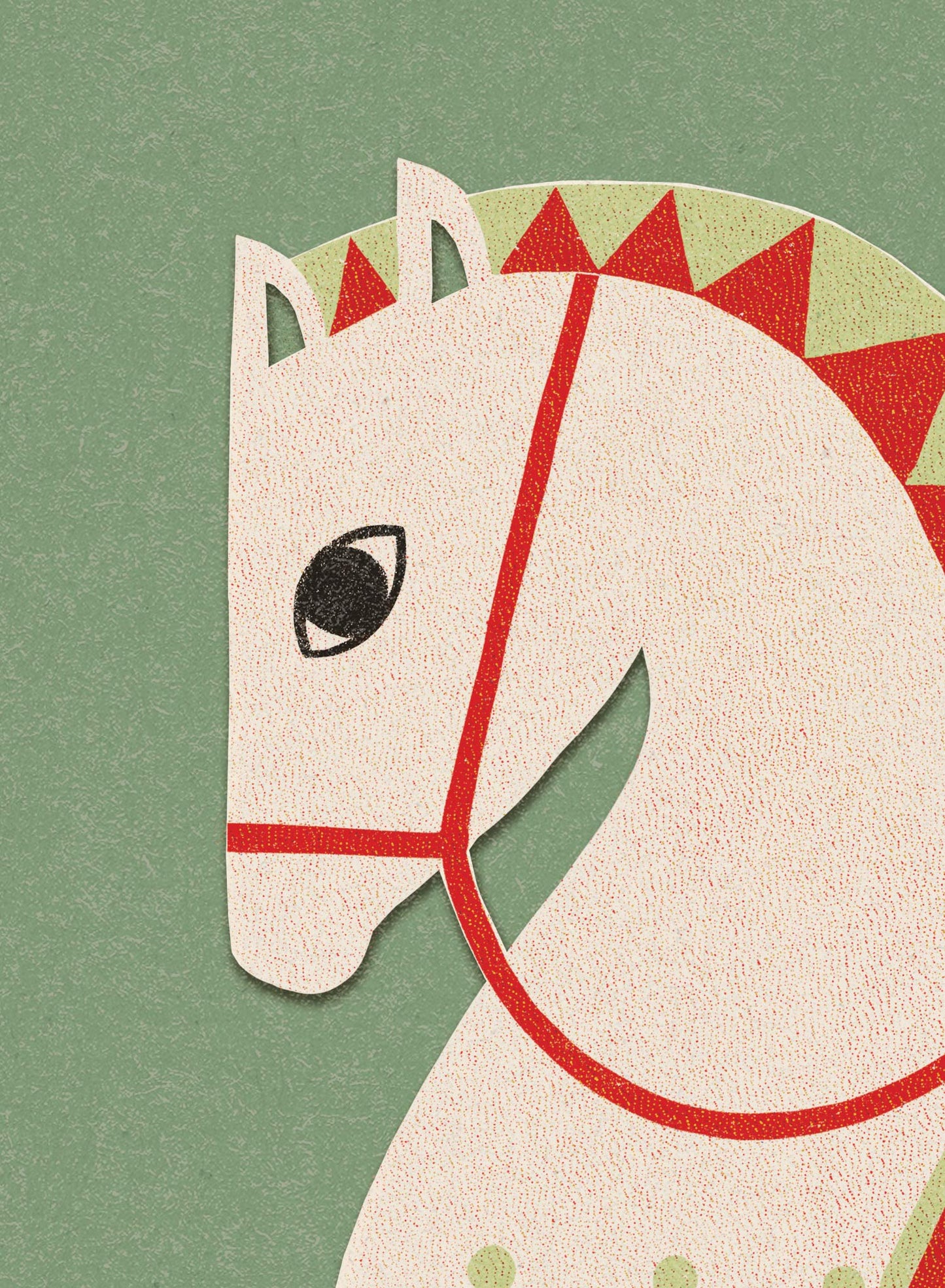 Ornamental Steed, Canvas