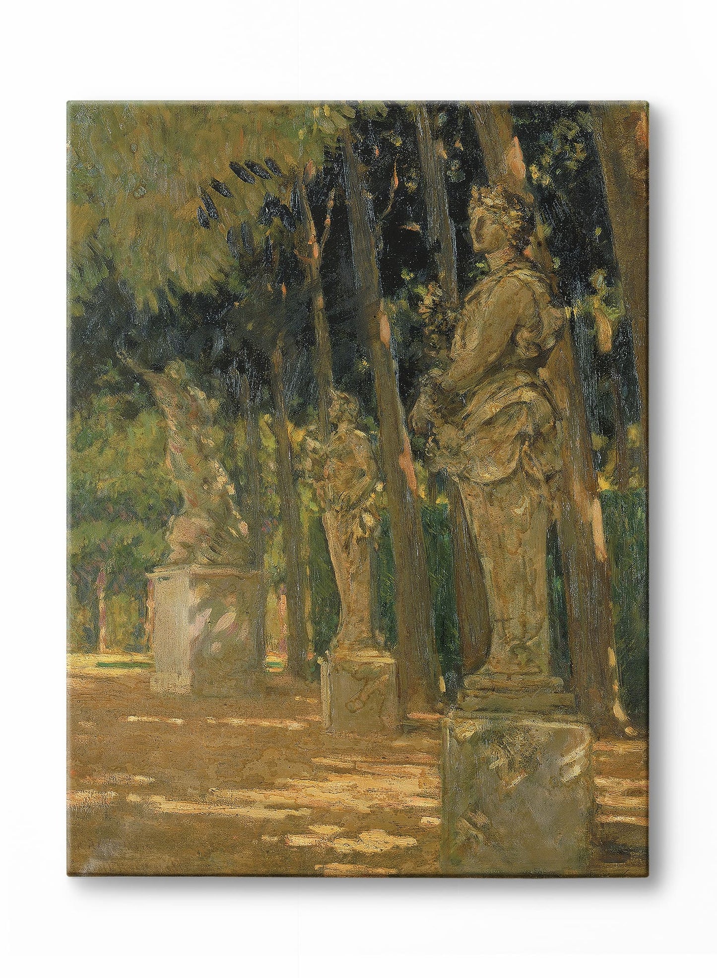 La Cour aux Statues, Affiche