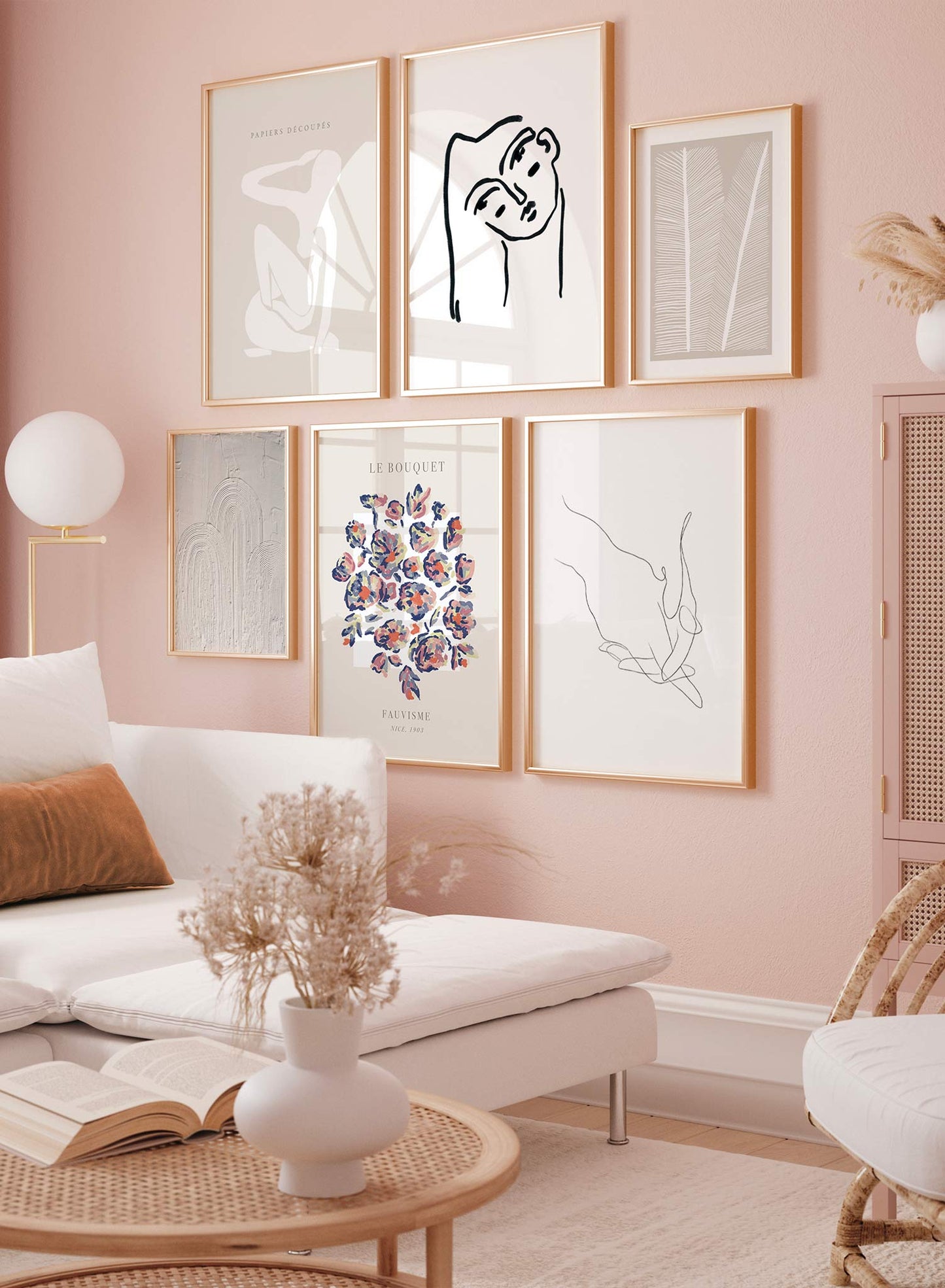 Ensemble Romantique en Beige et Blanc