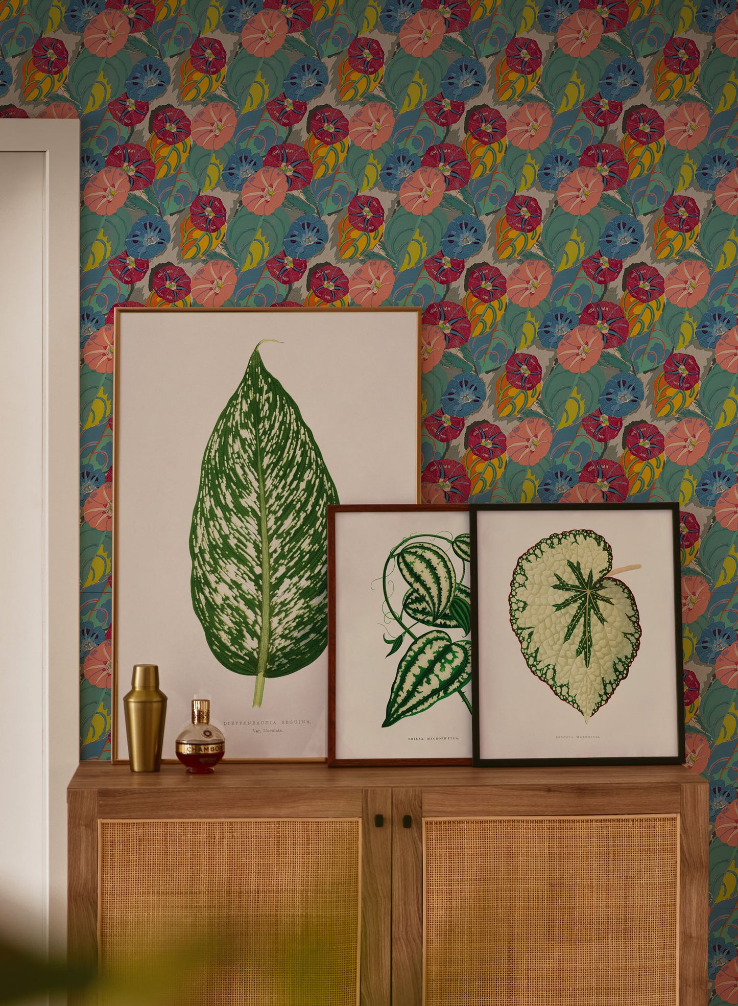 Au rythme du jardin, Papier peint