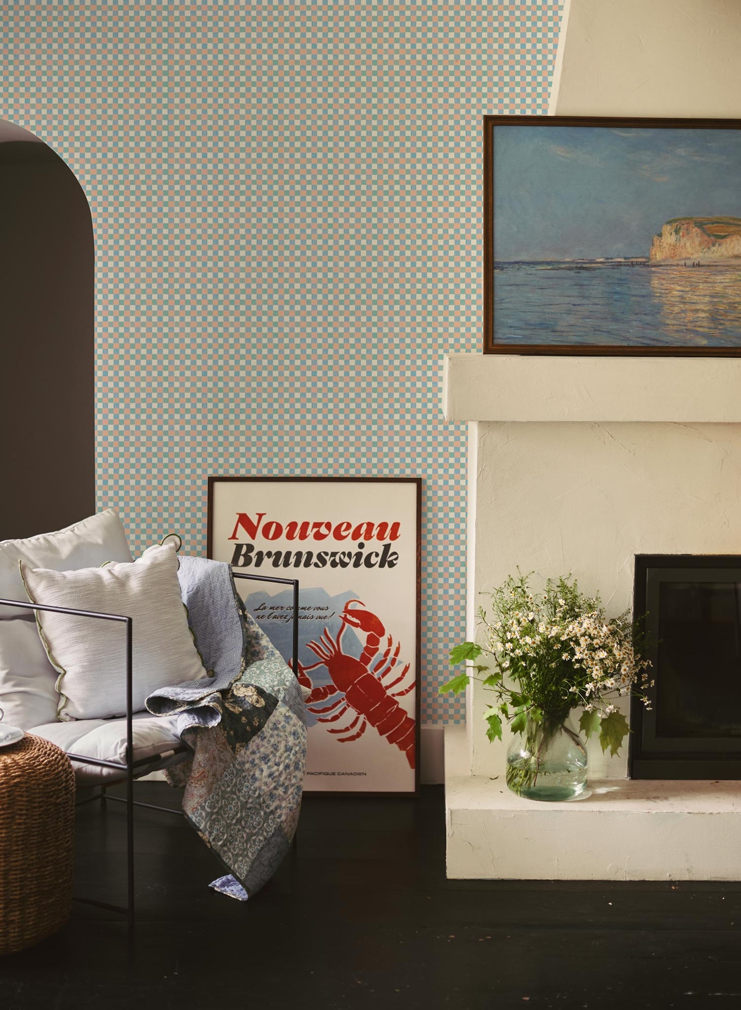 La table est mise, Papier peint