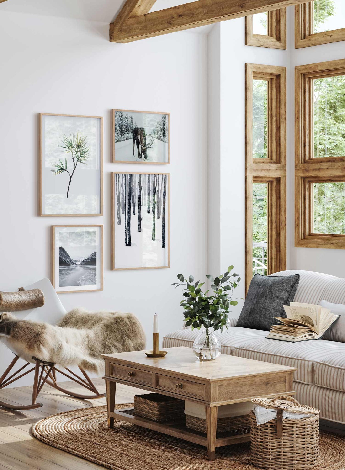 Ensemble Chalet d'Hiver