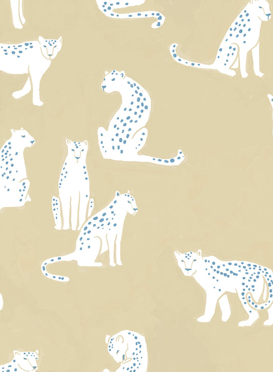L'antre du léopard, Papier peint