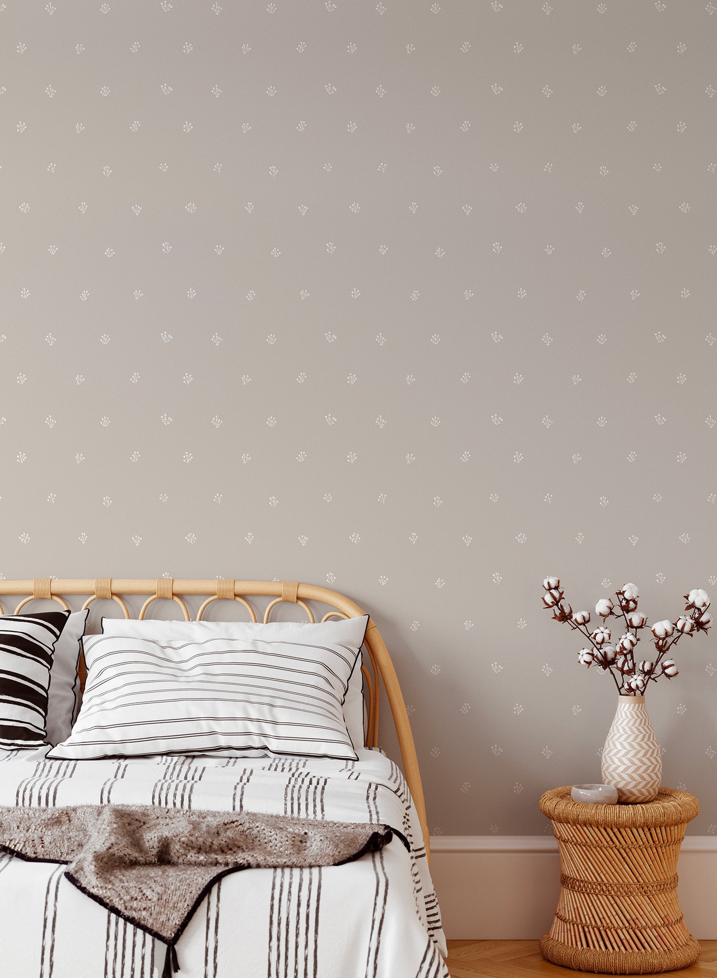 Fleuri, Papier peint