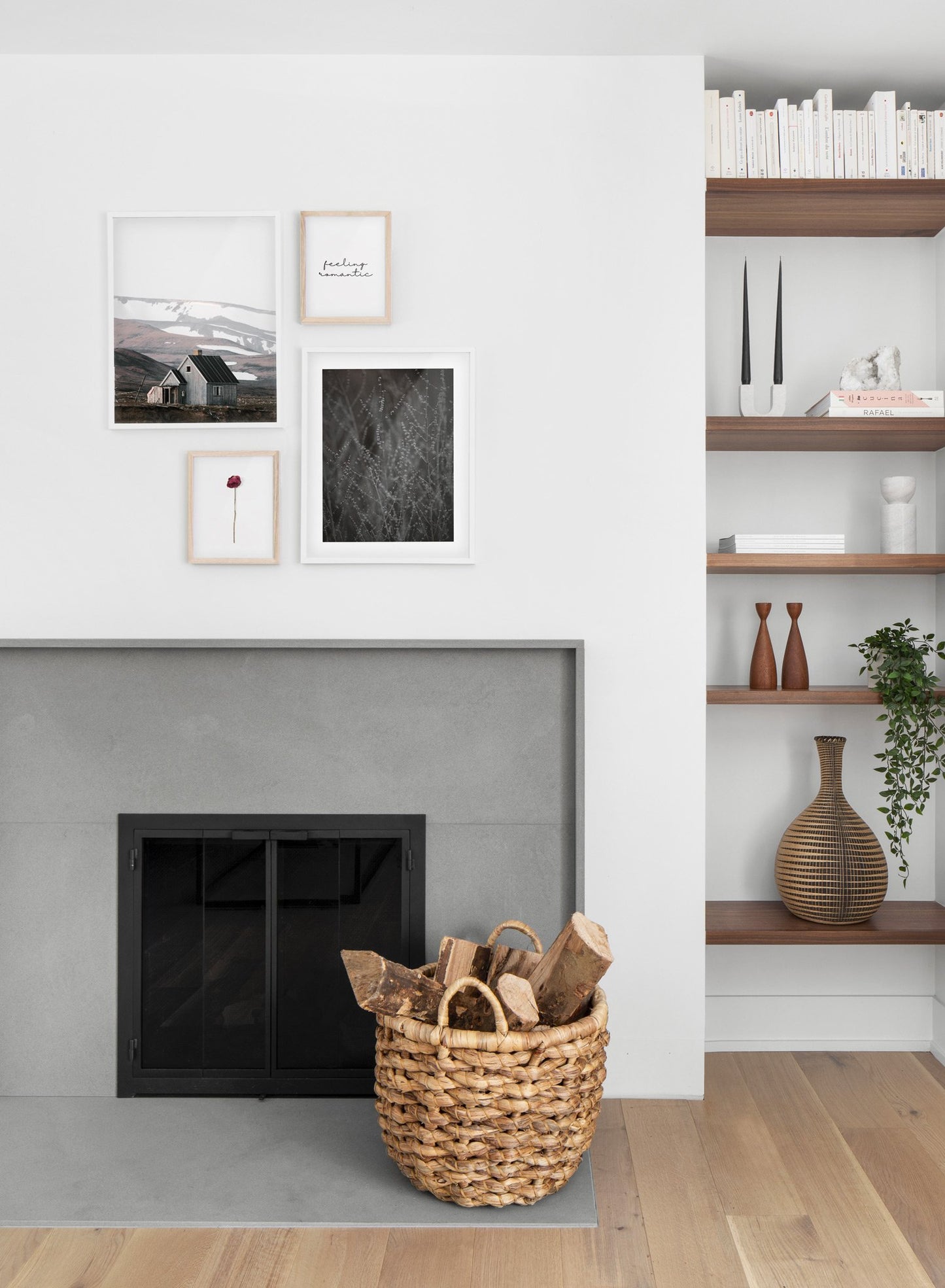 Budding Meadow modern minimalist photography poster by Opposite Wall - Fireplace - Gallery Wall