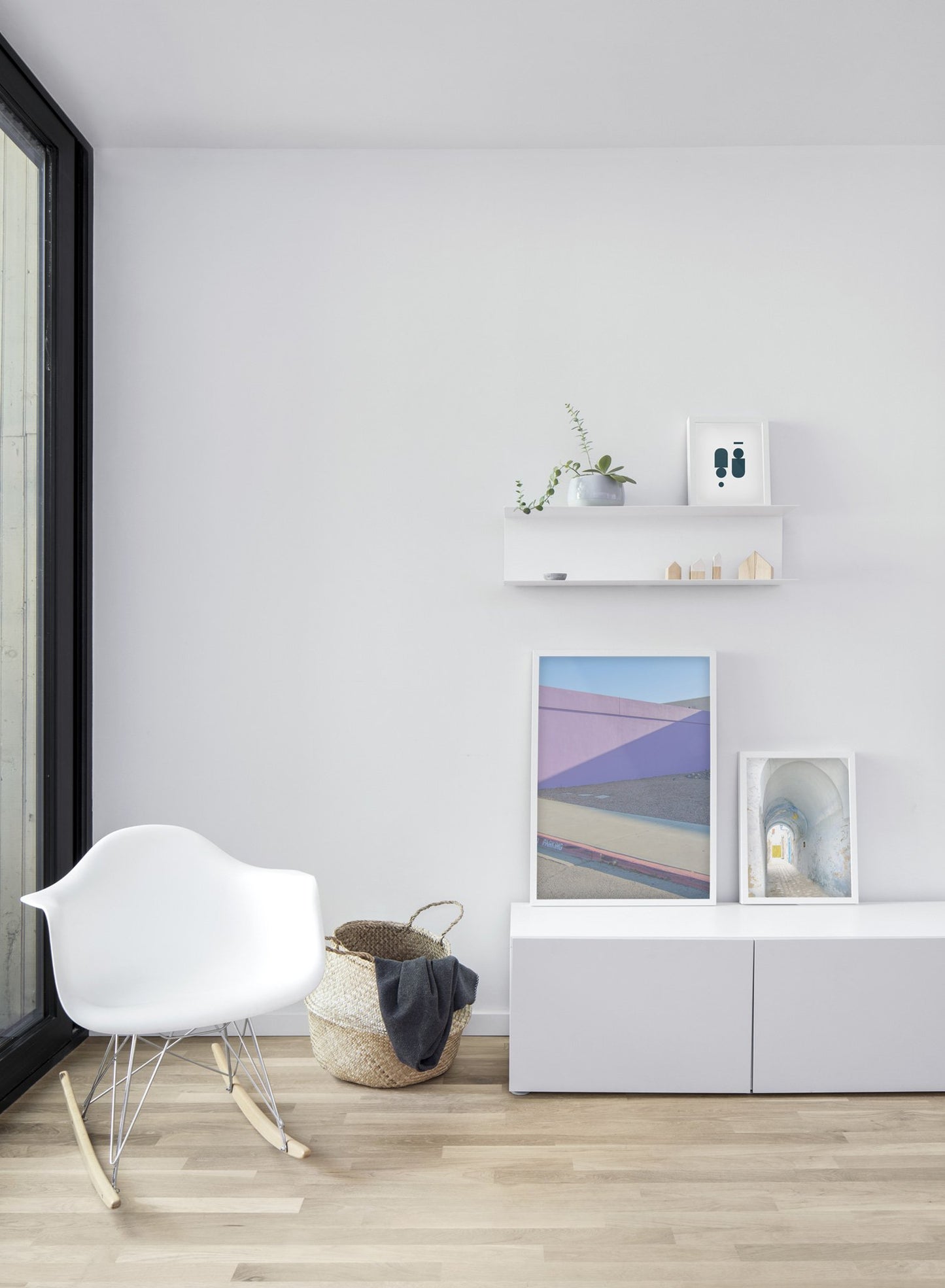 Interplay modern minimalist photography poster by Opposite Wall - Living room - Trio