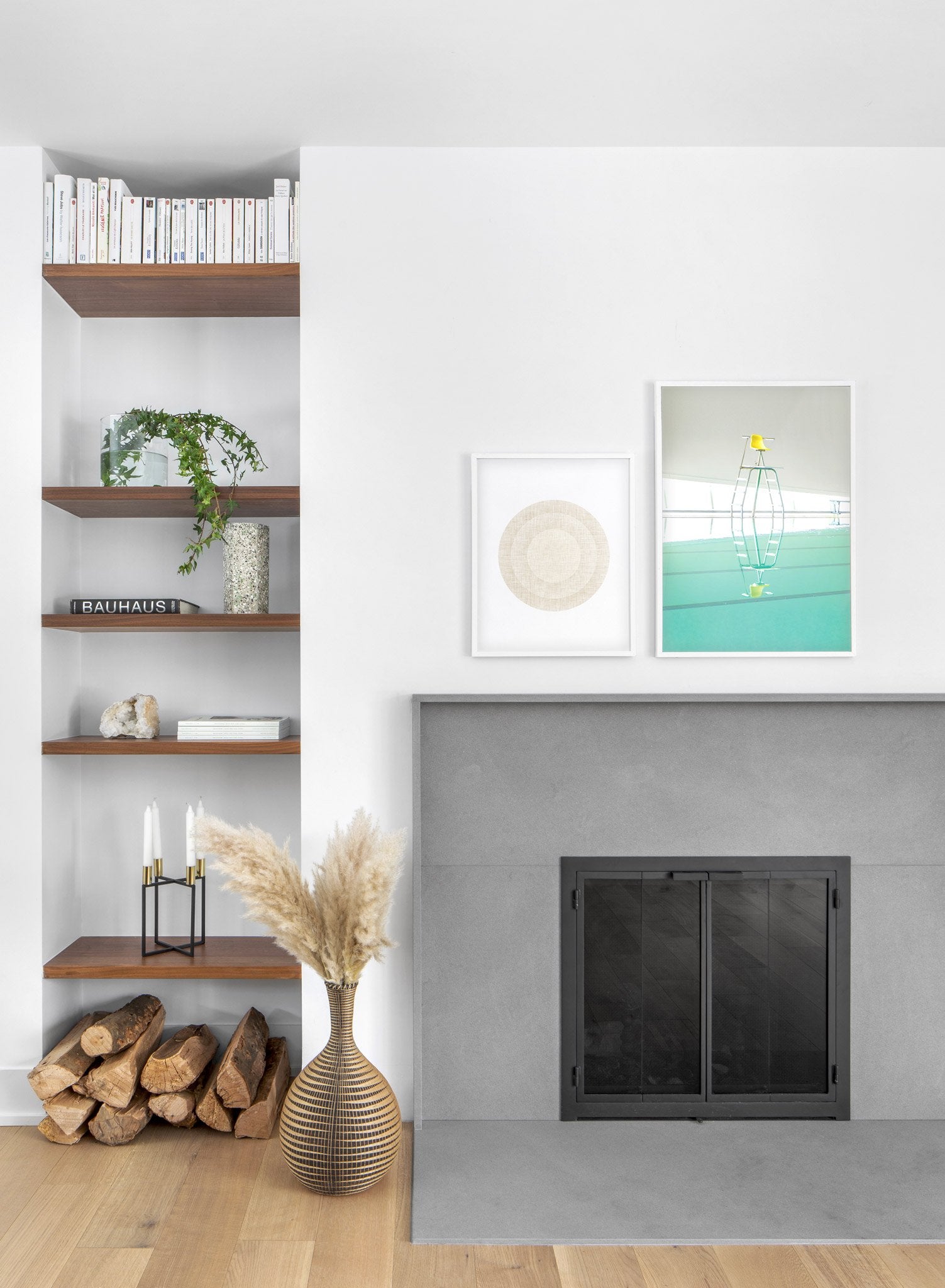 Lifeguard chair modern minimalist photography poster by Opposite Wall - Fireplace - Duo