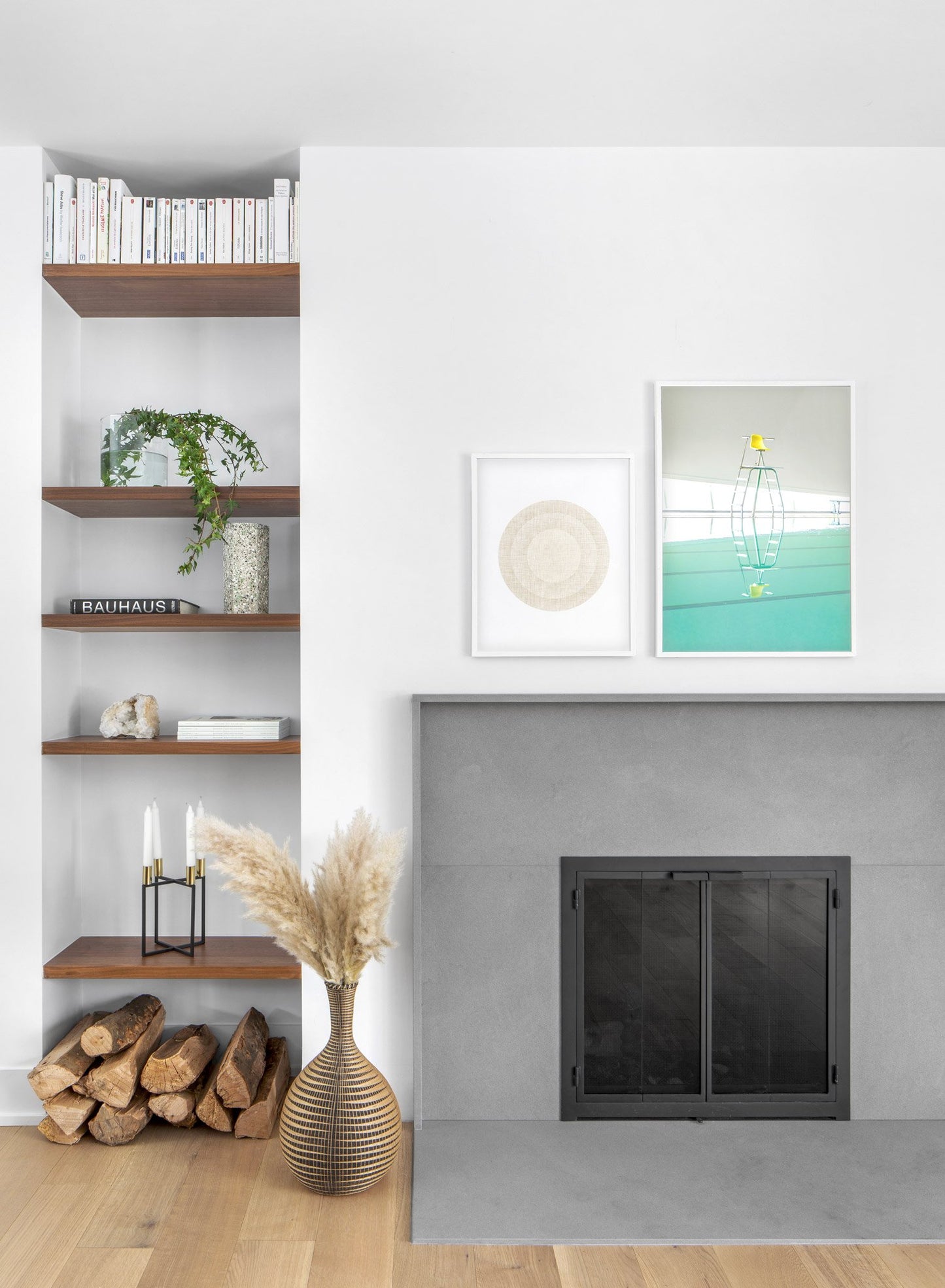 Lifeguard chair modern minimalist photography poster by Opposite Wall - Fireplace - Duo