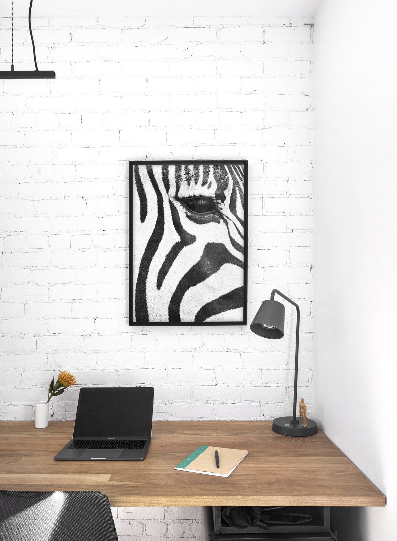 Kids nursery photography poster by Opposite Wall with Zebra - Lifestyle - Office Desk