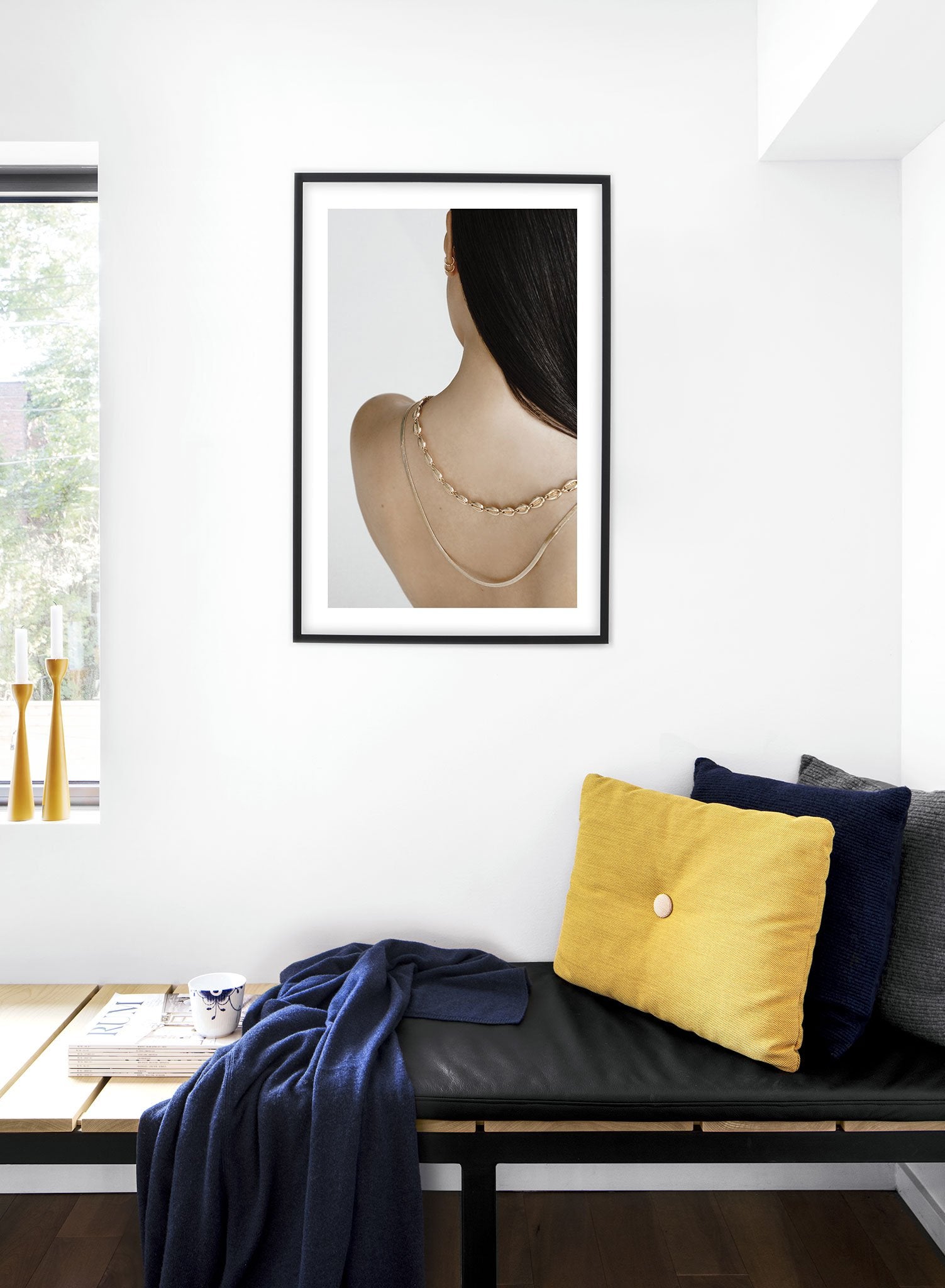 Fashion photography poster by Opposite Wall with naked shoulder of woman - Lifestle - Bedroom