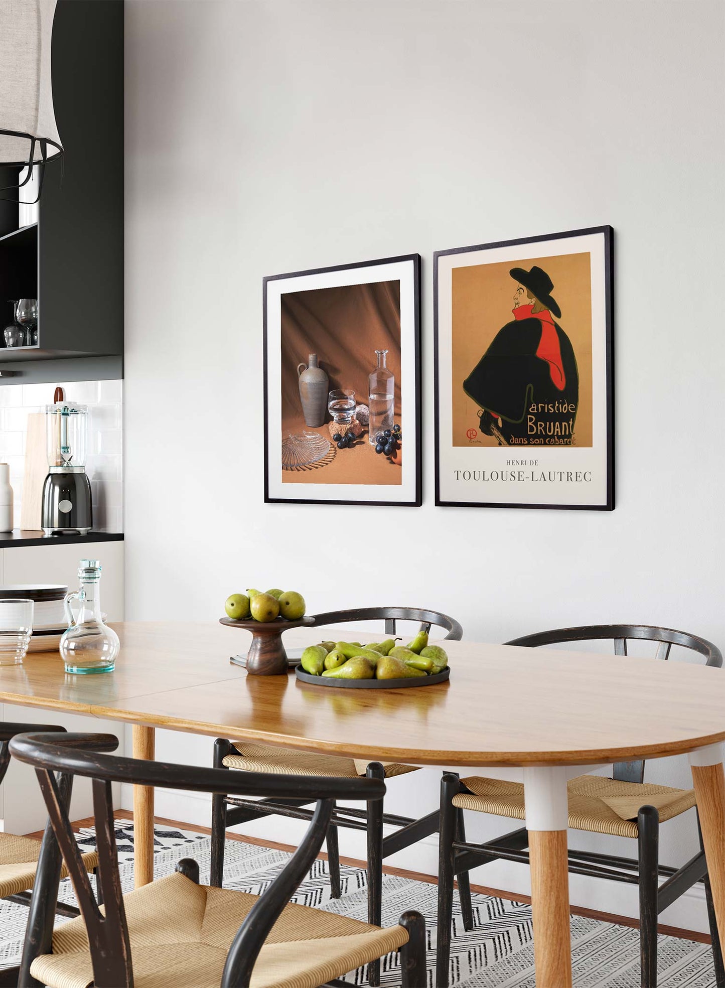 Aristide Bruant, at His Cabaret is a minimalist artwork by Opposite Wall of Henri de Toulouse-Lautrec's Aristide Bruant dans son cabaret.