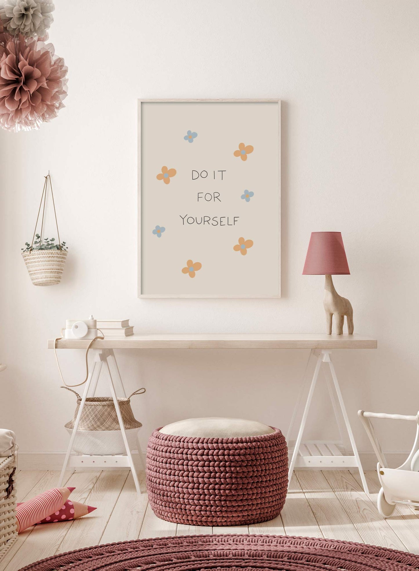 Do It For Yourself is a minimalist typography by Opposite Wall of the message "Do It For Yourself".