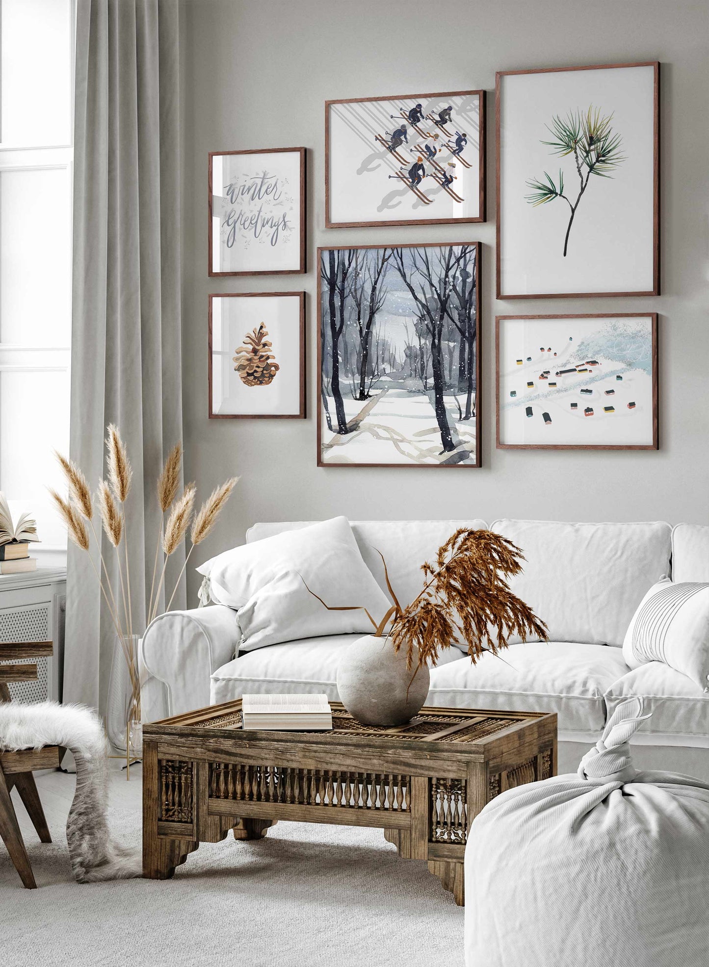 Promenade enneigée, Affiche