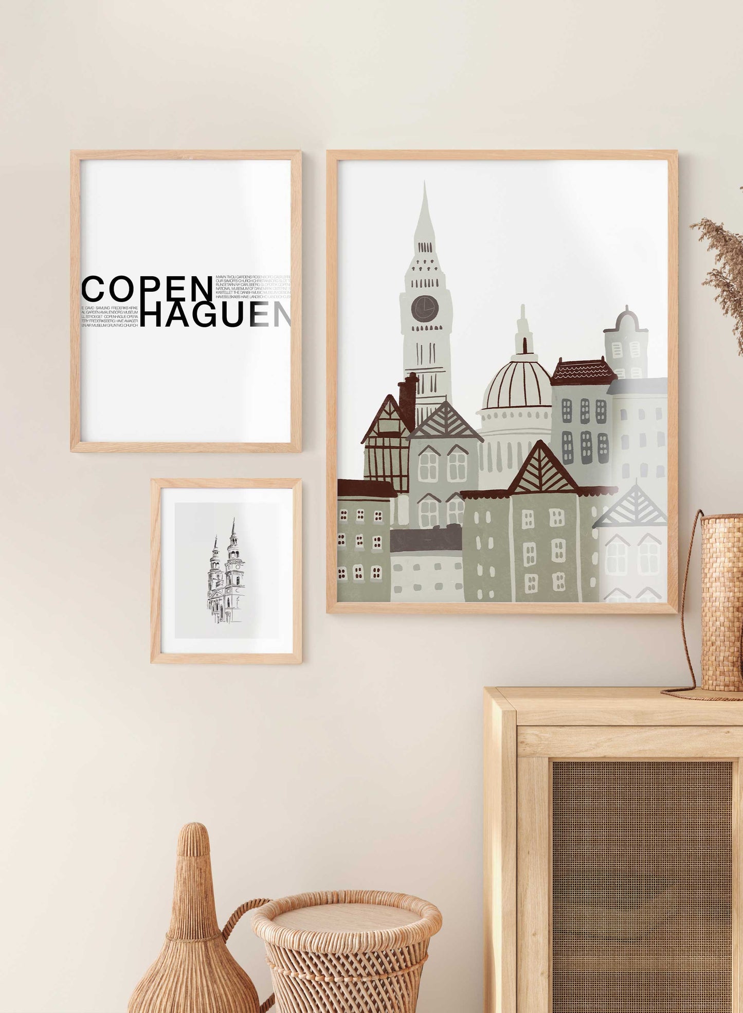 London Architecture Illustration, Poster | Oppositewall.com