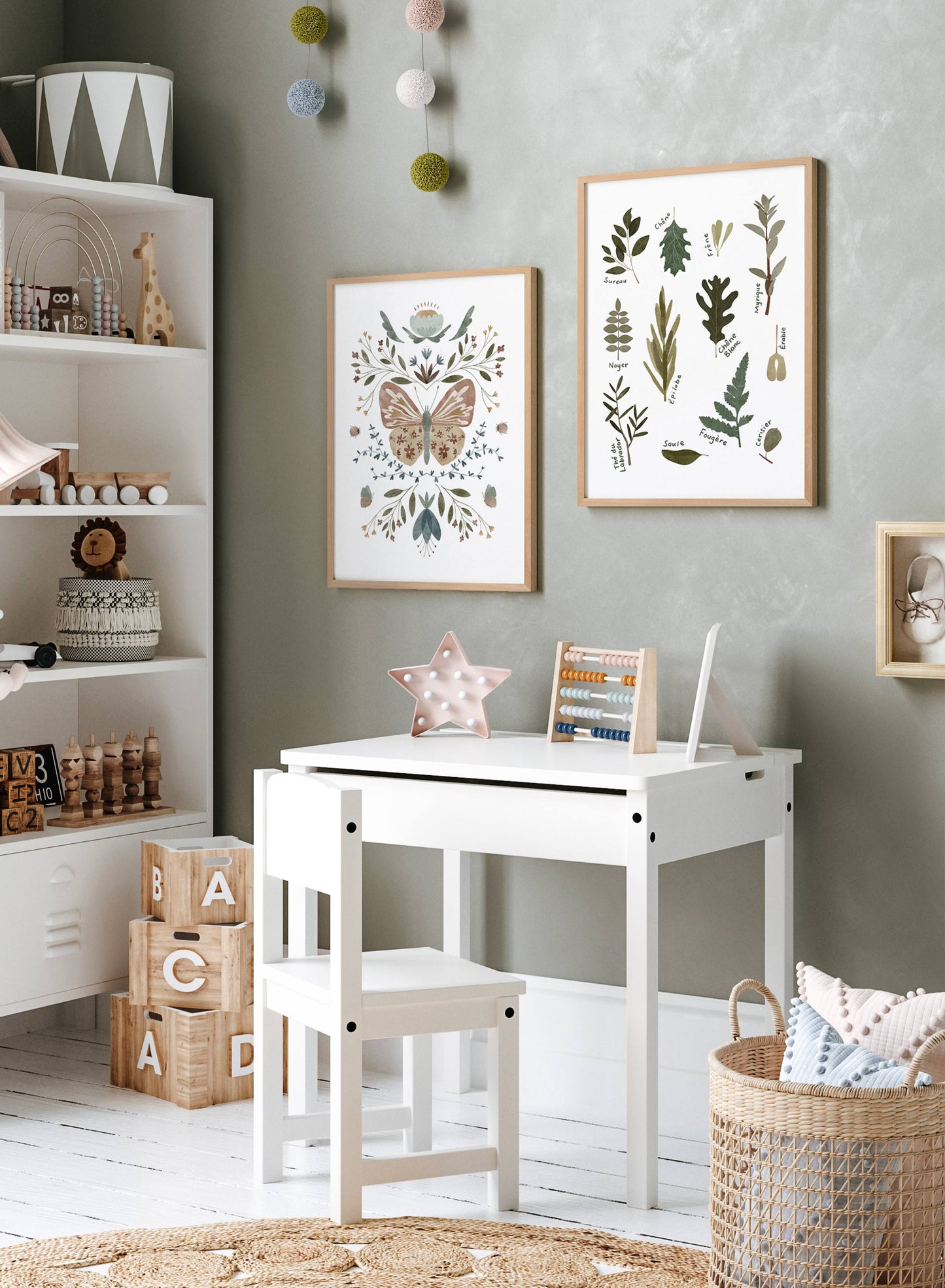 Encyclopédie de feuilles, Affiche