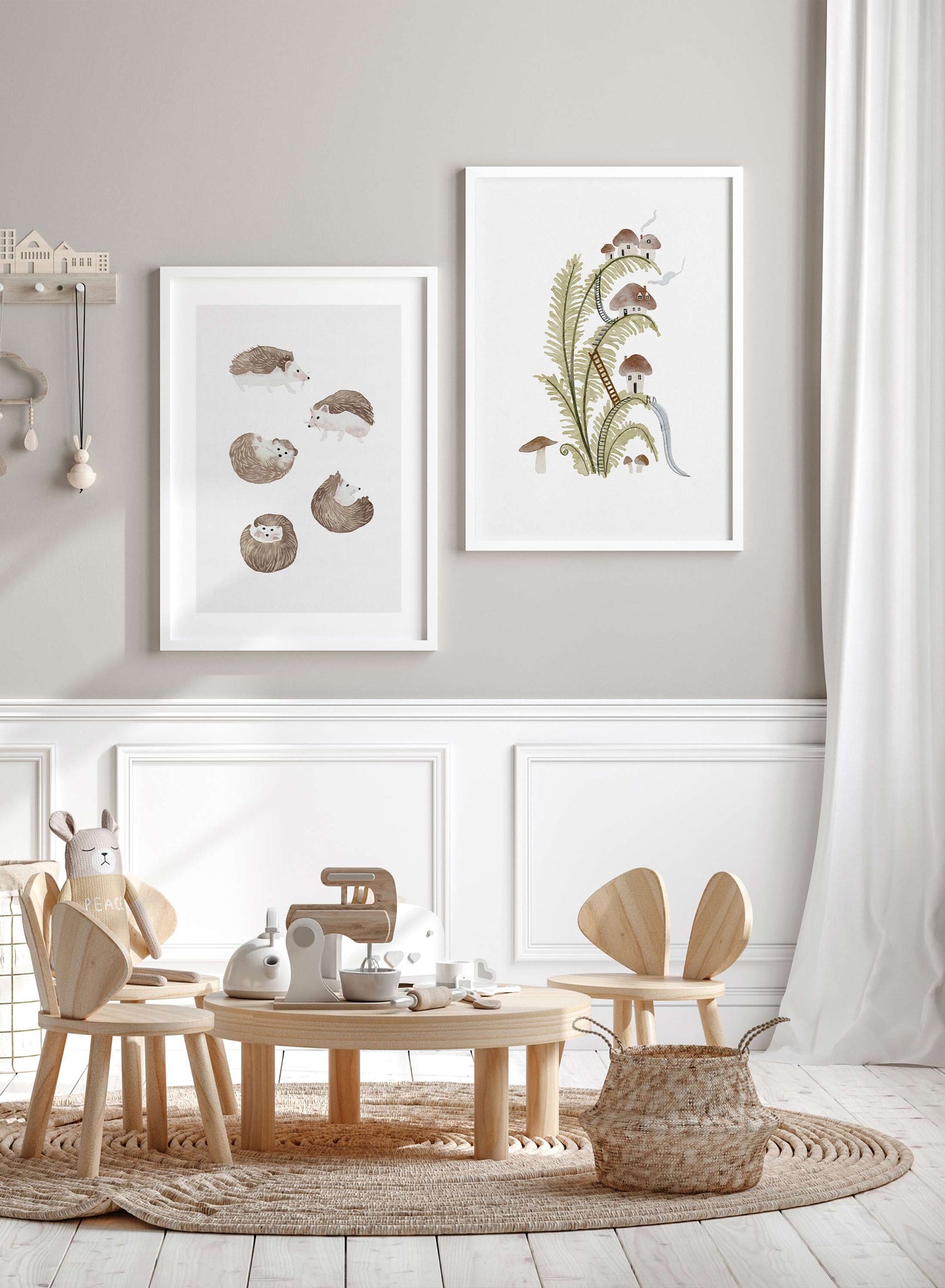 Au village des fougères, Affiche