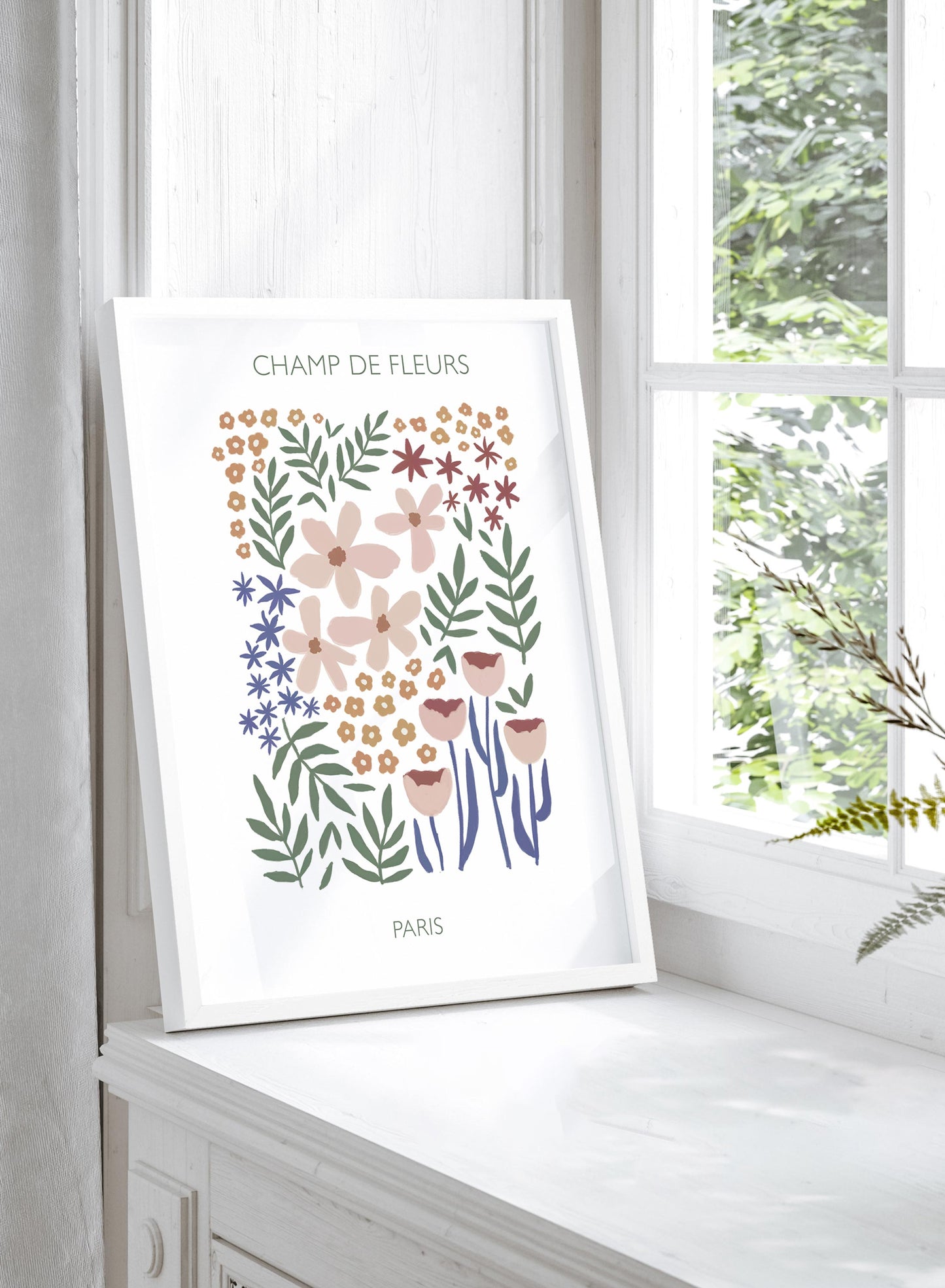 Paris fleuri, Affiche