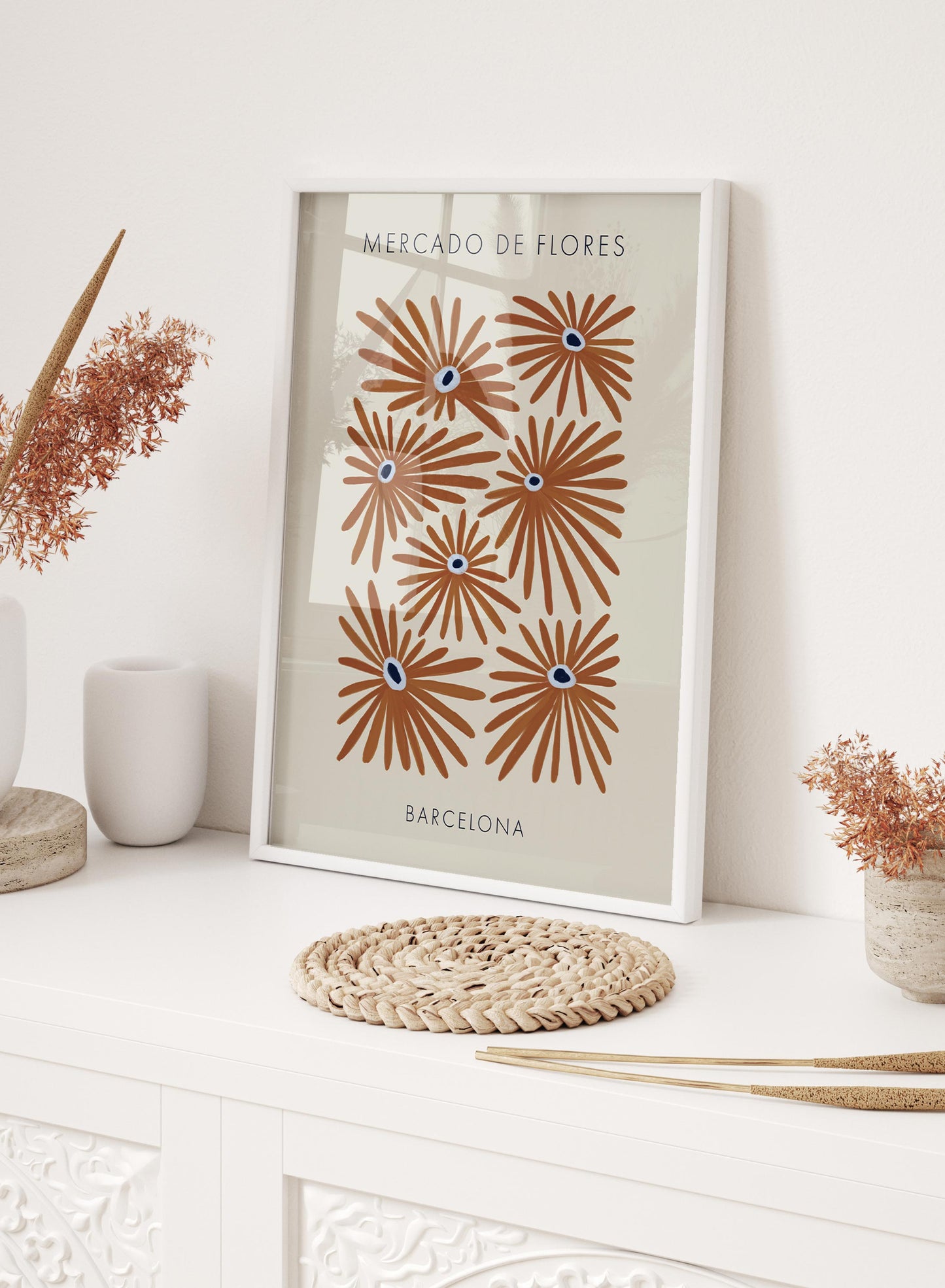 Mercado de flores, Affiche